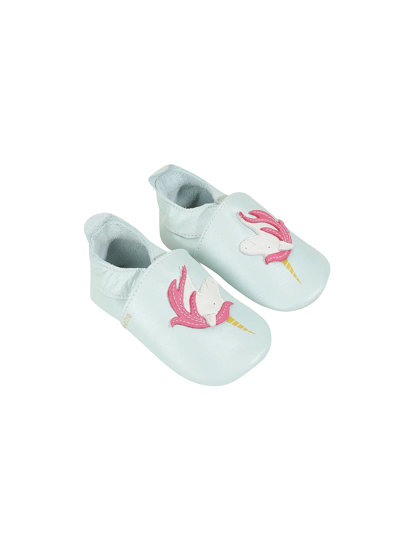 BOBUX | Baby Krabbel- und Hausschuhe BIENE | mint