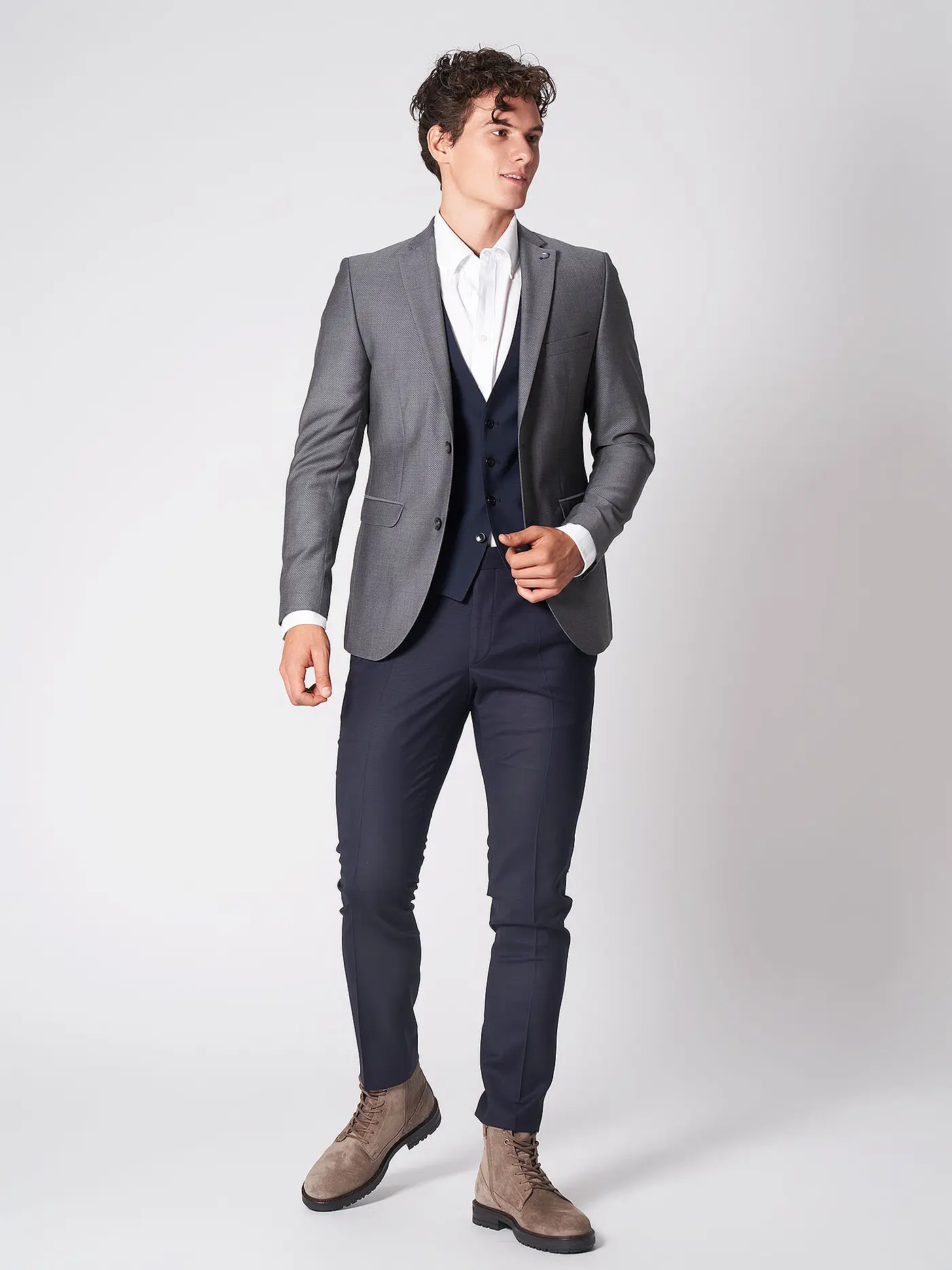 BOSS | Anzugweste | blau