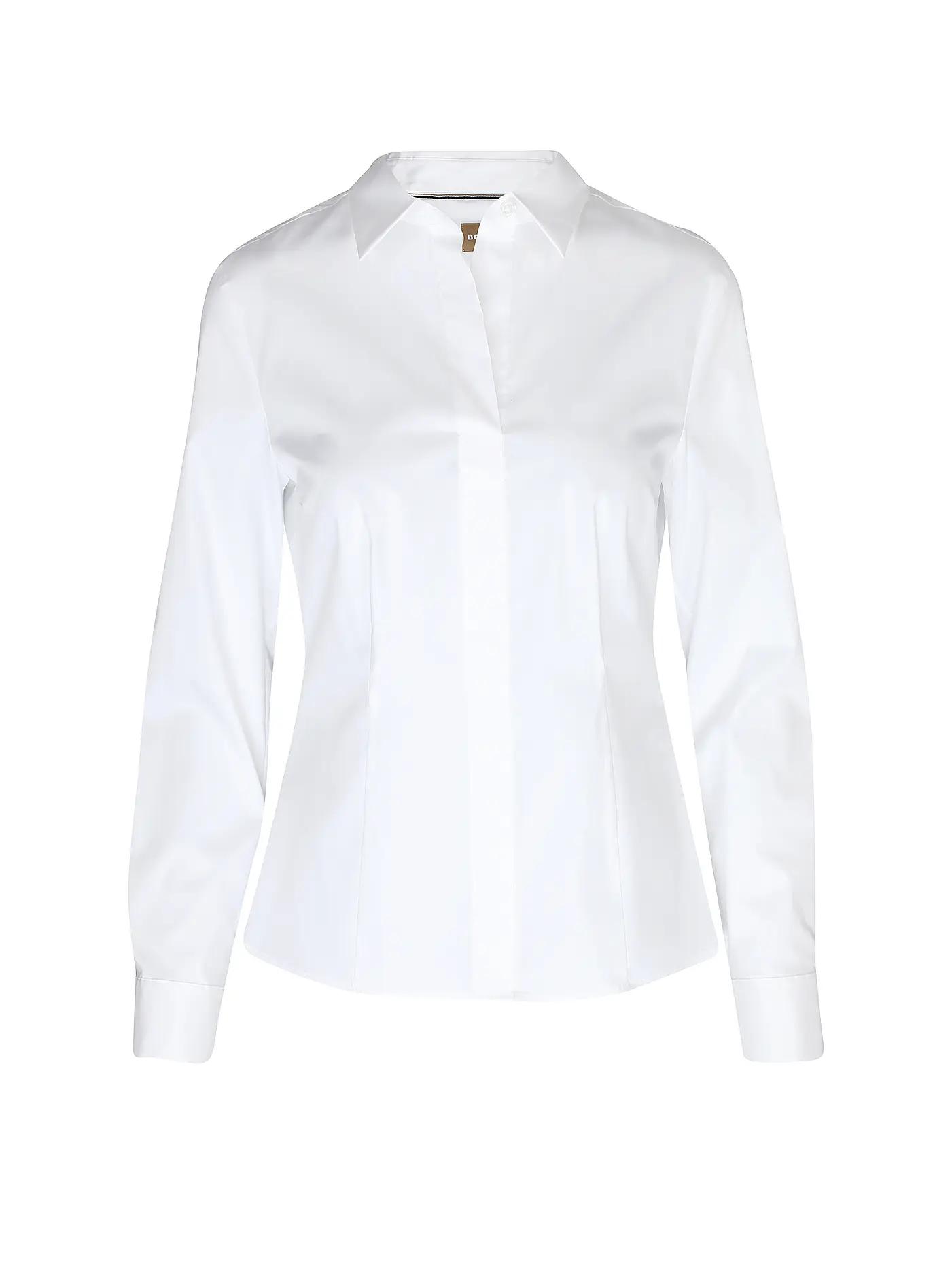BOSS | Bluse Slim Fit BASHINA | weiss