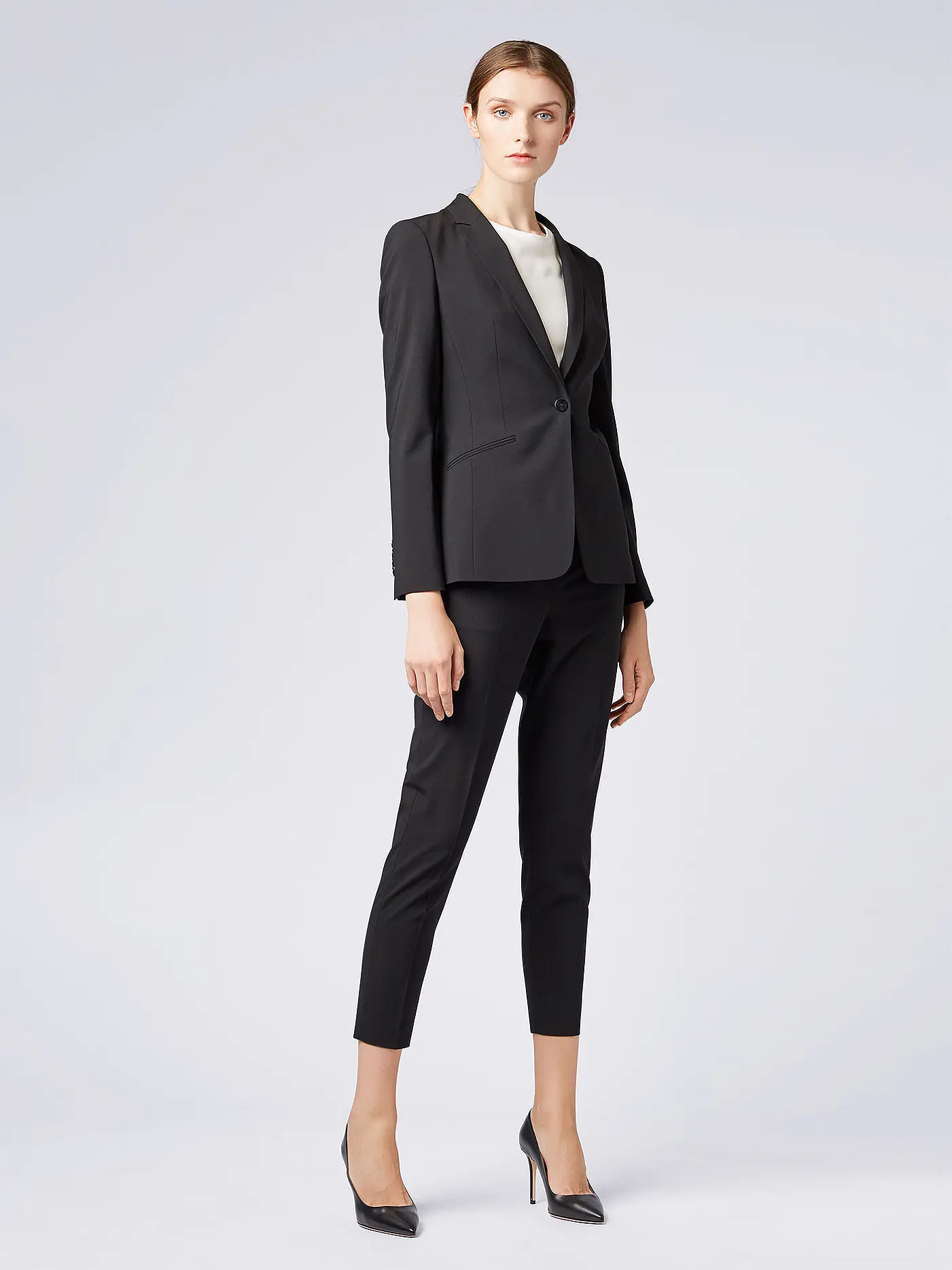 BOSS | Blusenshirt "Ilyna" | weiss