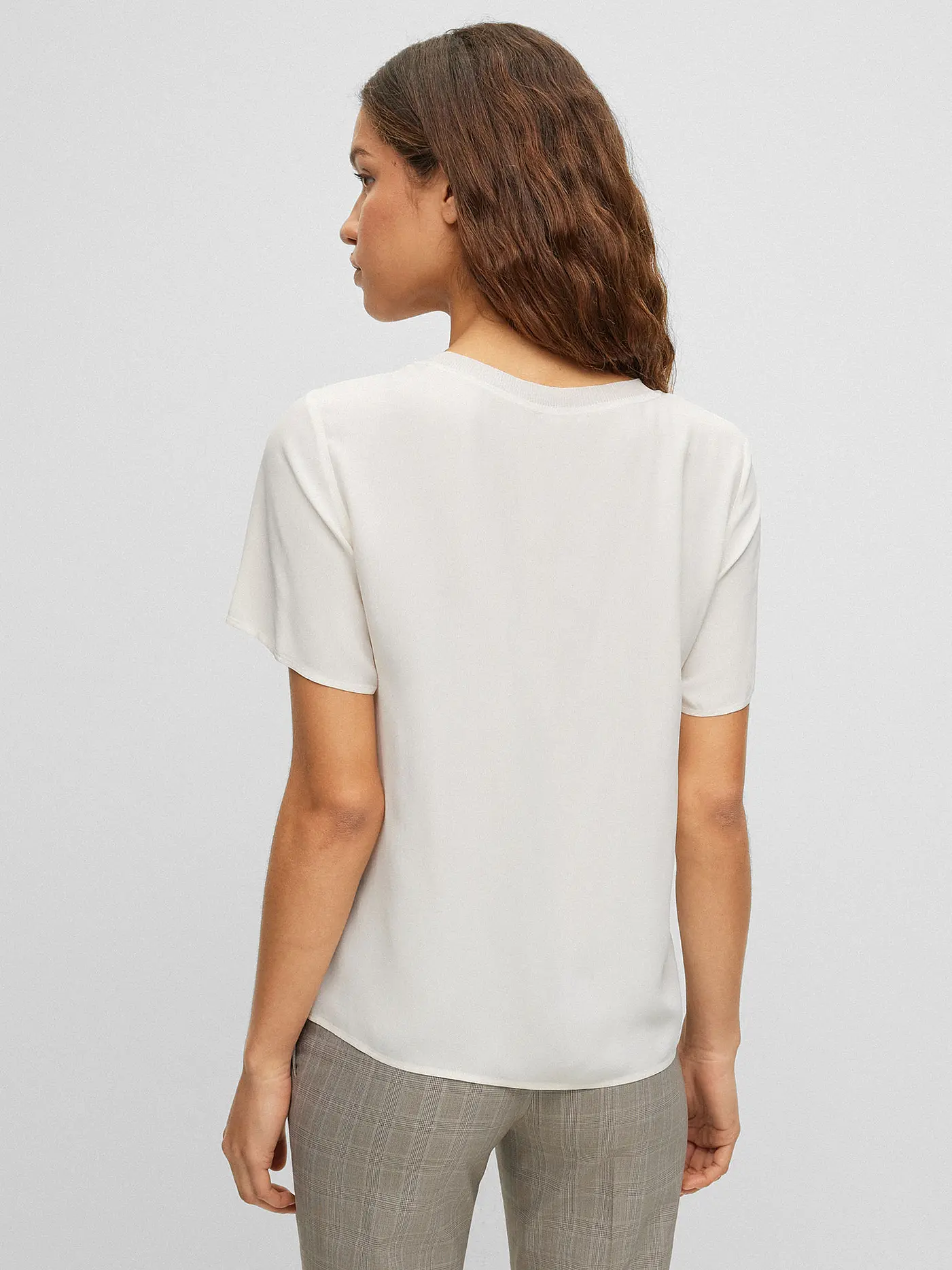 BOSS | Blusenshirt ILYEANA  | weiss