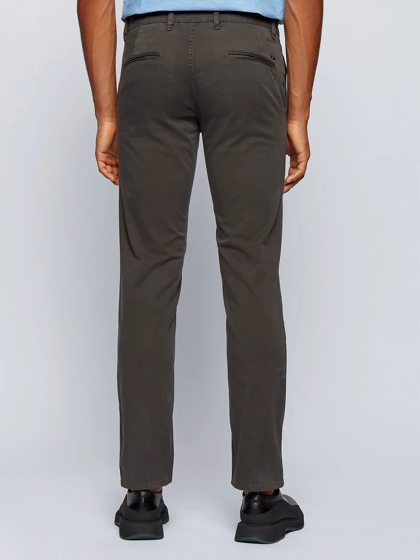 BOSS | Chino Slim Fit SCHINO | grau