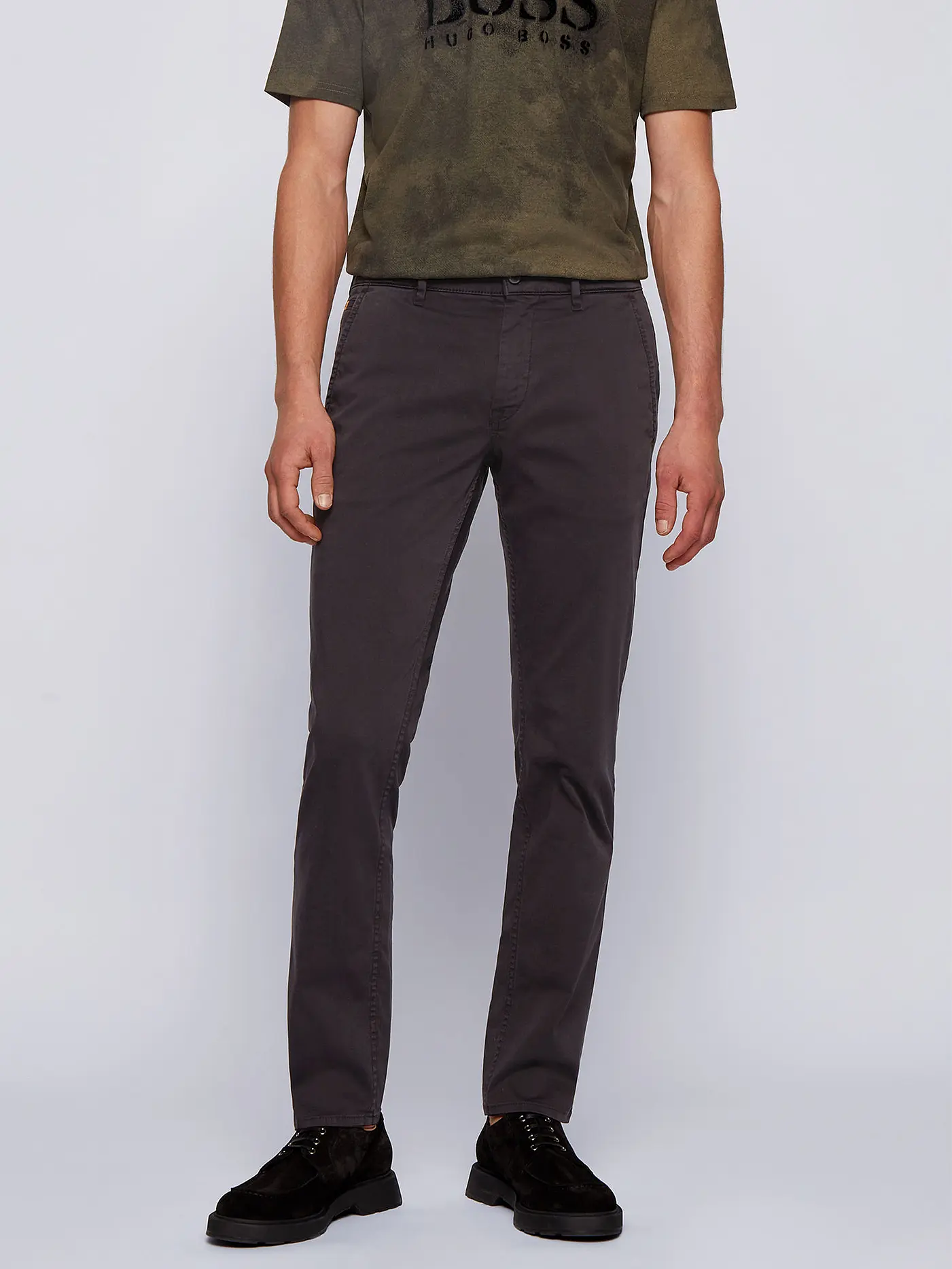 BOSS | Chino Slim Fit SCHINO | schwarz