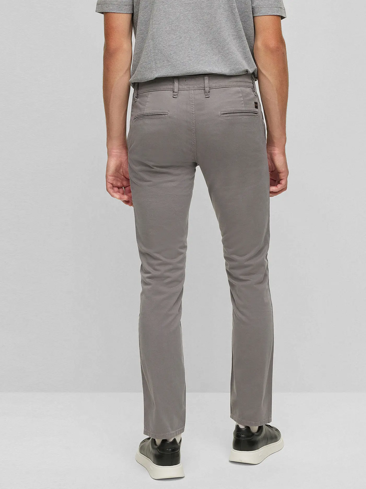 BOSS | Chino Slim Fit SCHINO | grau