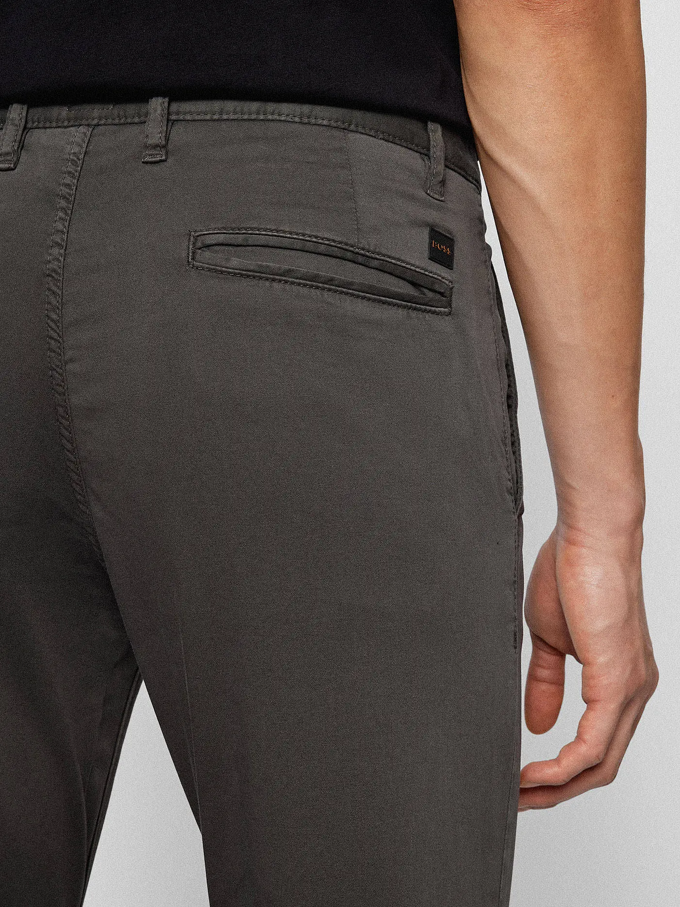 BOSS | Chino Tapered Fit SCHINO TABER-1 | grau