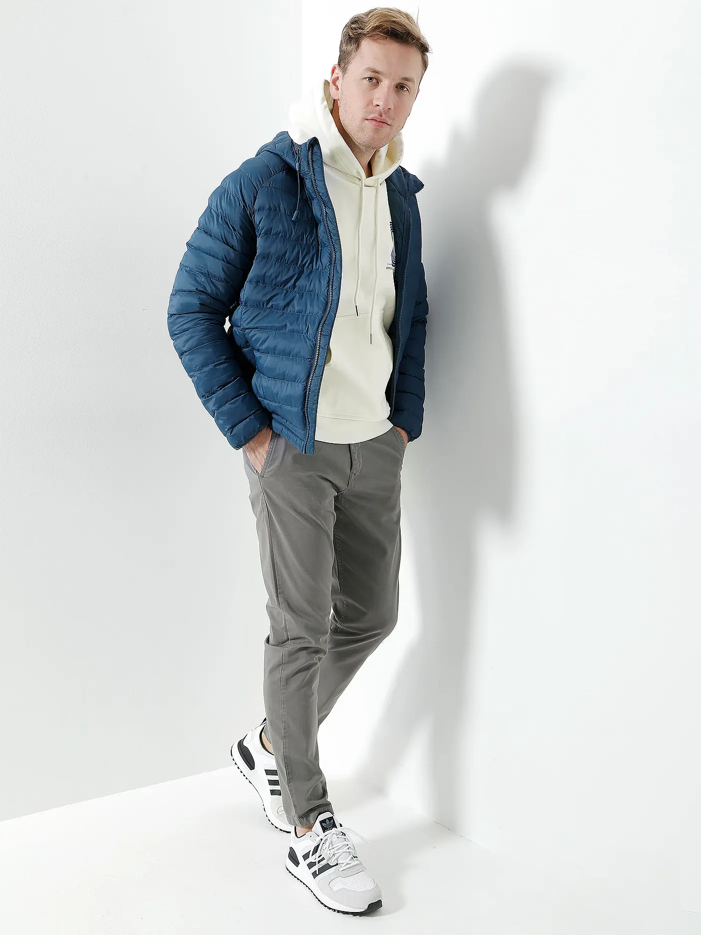 BOSS | Chino Tapered Fit SCHINO TABER-1 | grau