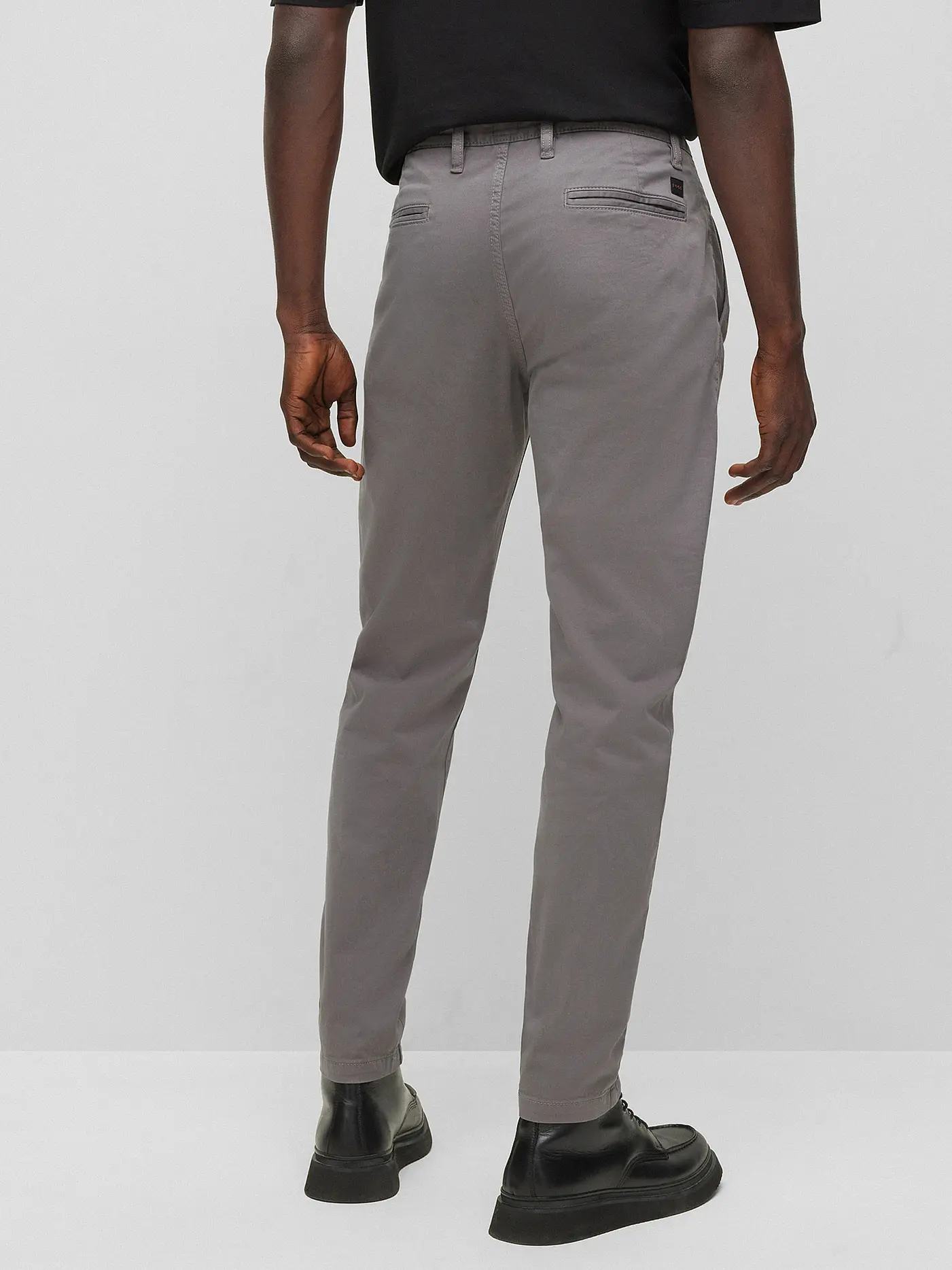 BOSS | Chino Tapered Fit SCHINO TABER-1 | grau