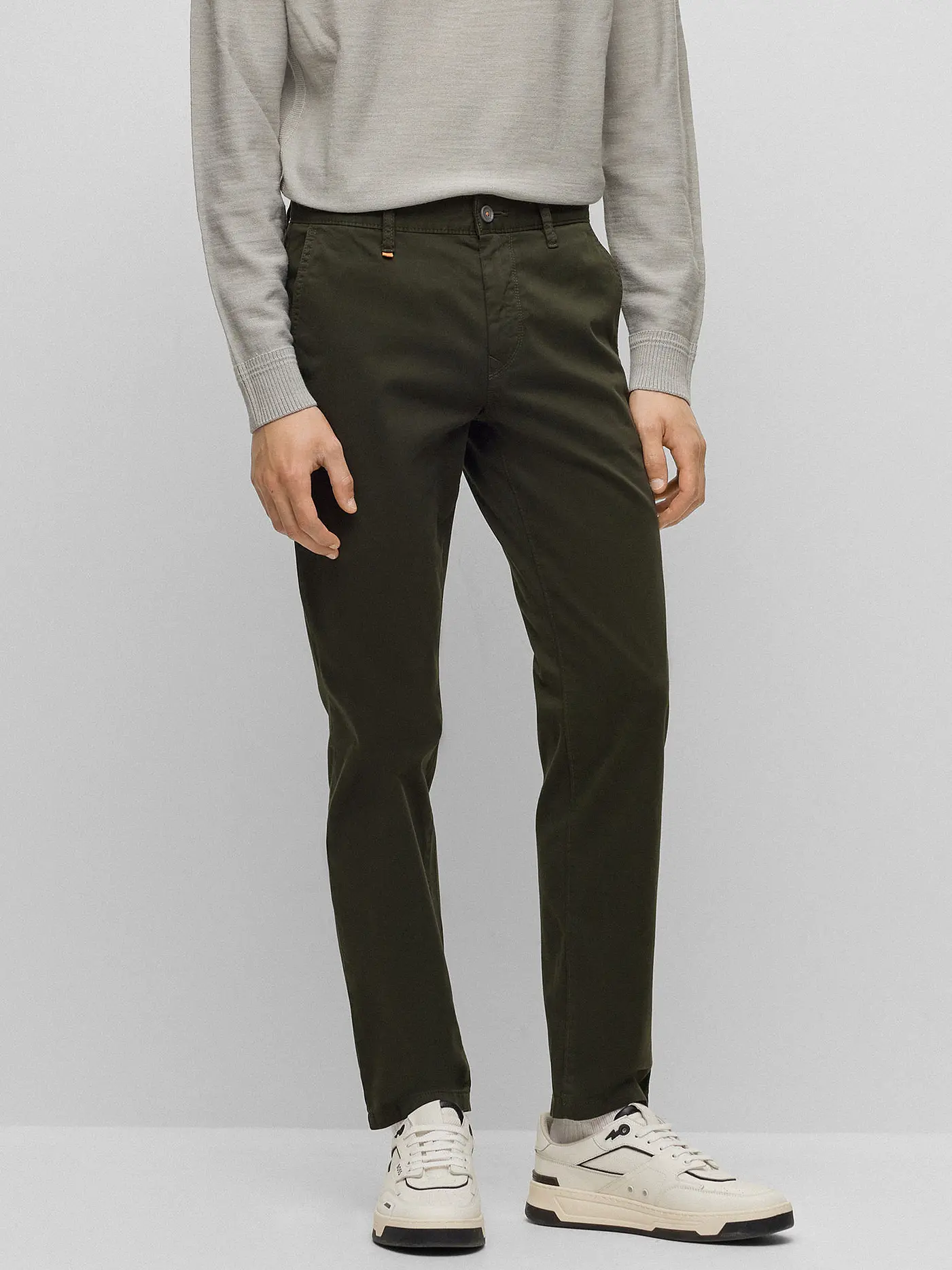 BOSS | Chino Tapered Fit SCHINO TABER-1 | grün
