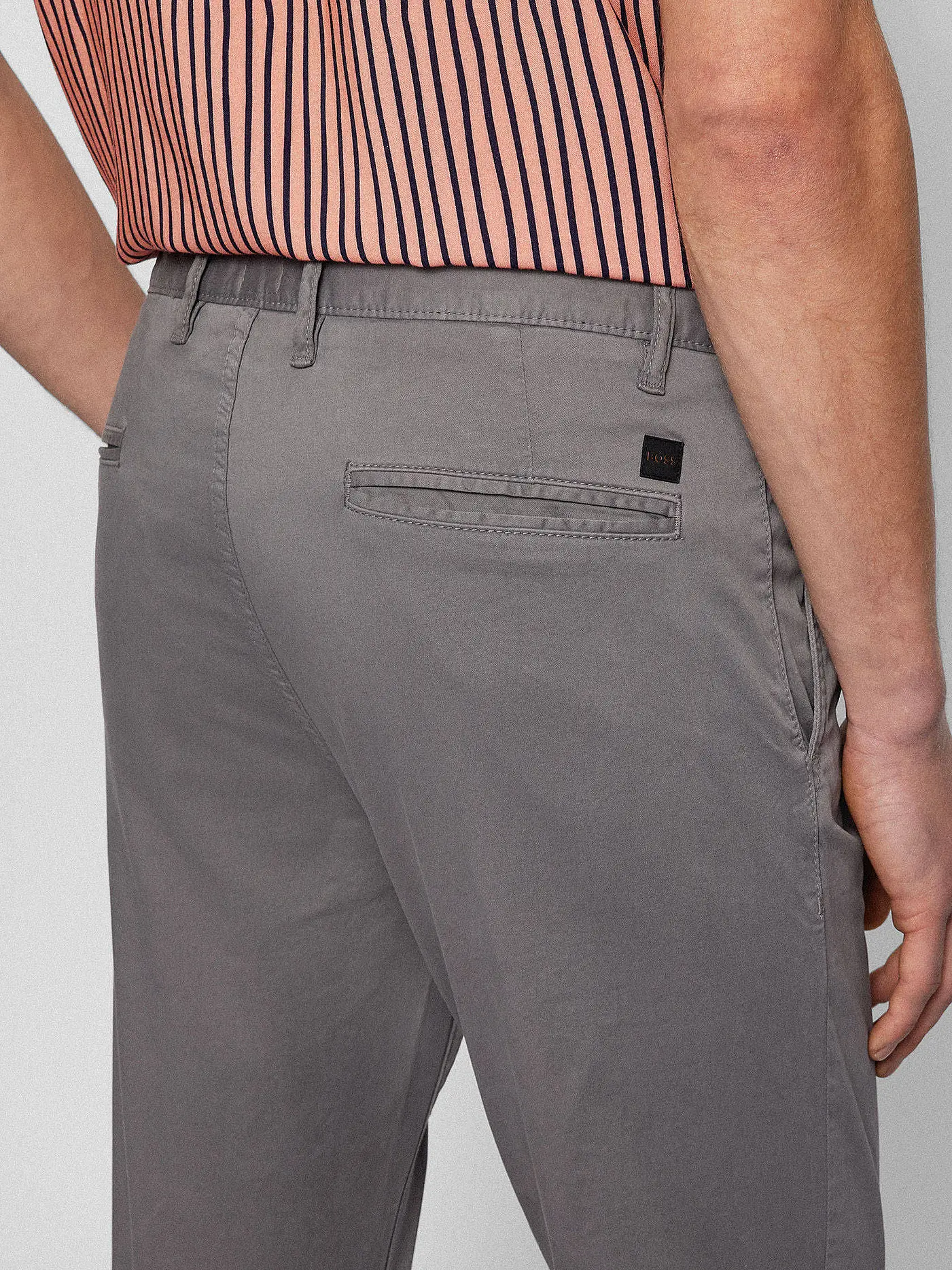 BOSS | Chino Tapered Fit SCHINO TABER-1 | grau