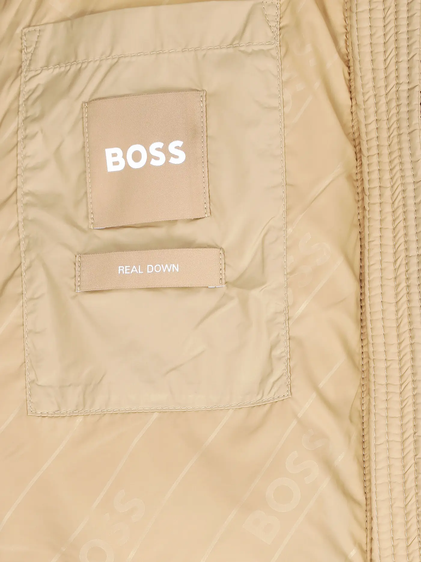 BOSS | Daunensteppmantel PAMAXI2 | beige