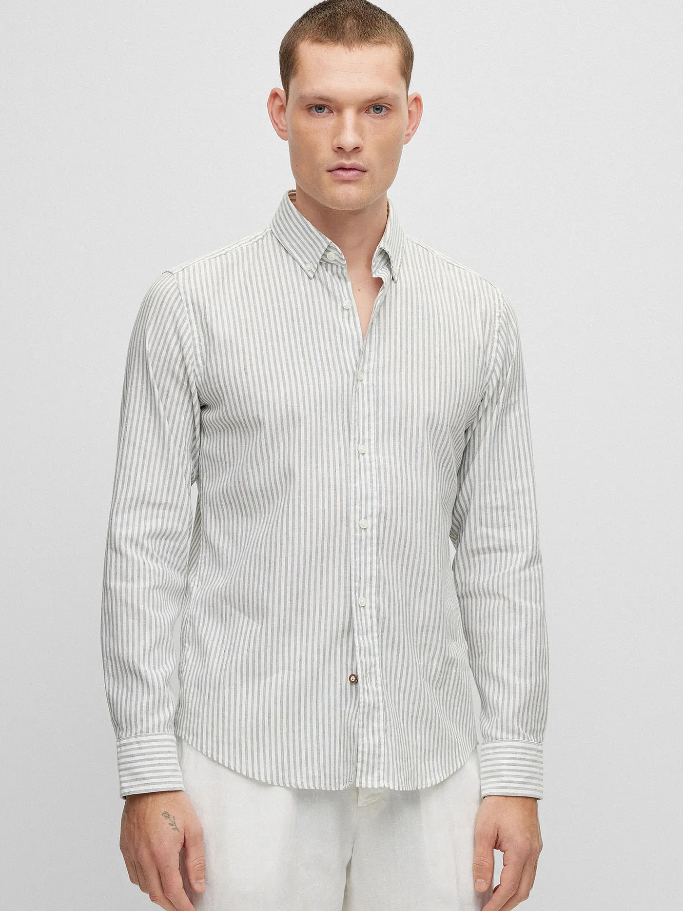 BOSS | Hemd Casual Fit | grün