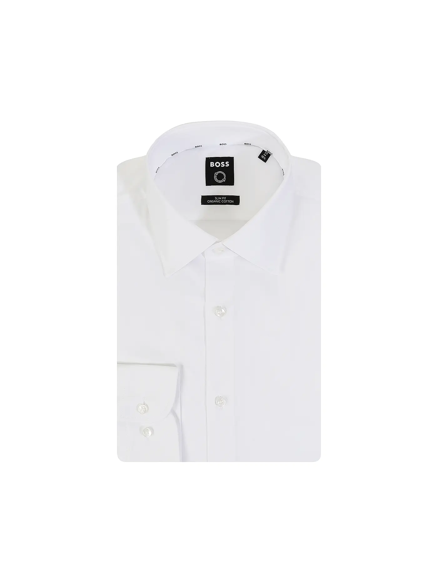 BOSS | Hemd Slim Fit Hank | weiss