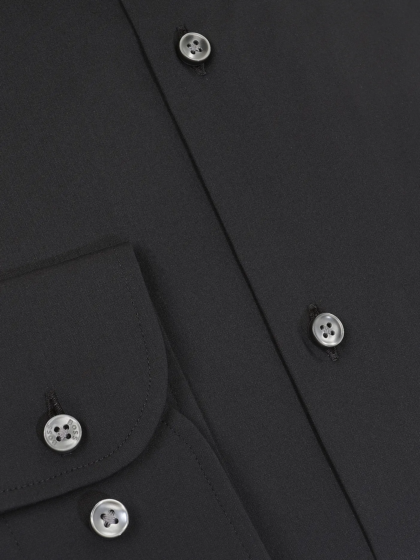 BOSS | Hemd Slim Fit Hank | schwarz