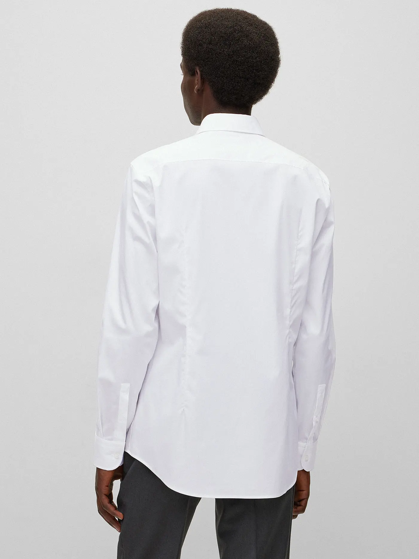 BOSS | Hemd Slim Fit Hank | weiss