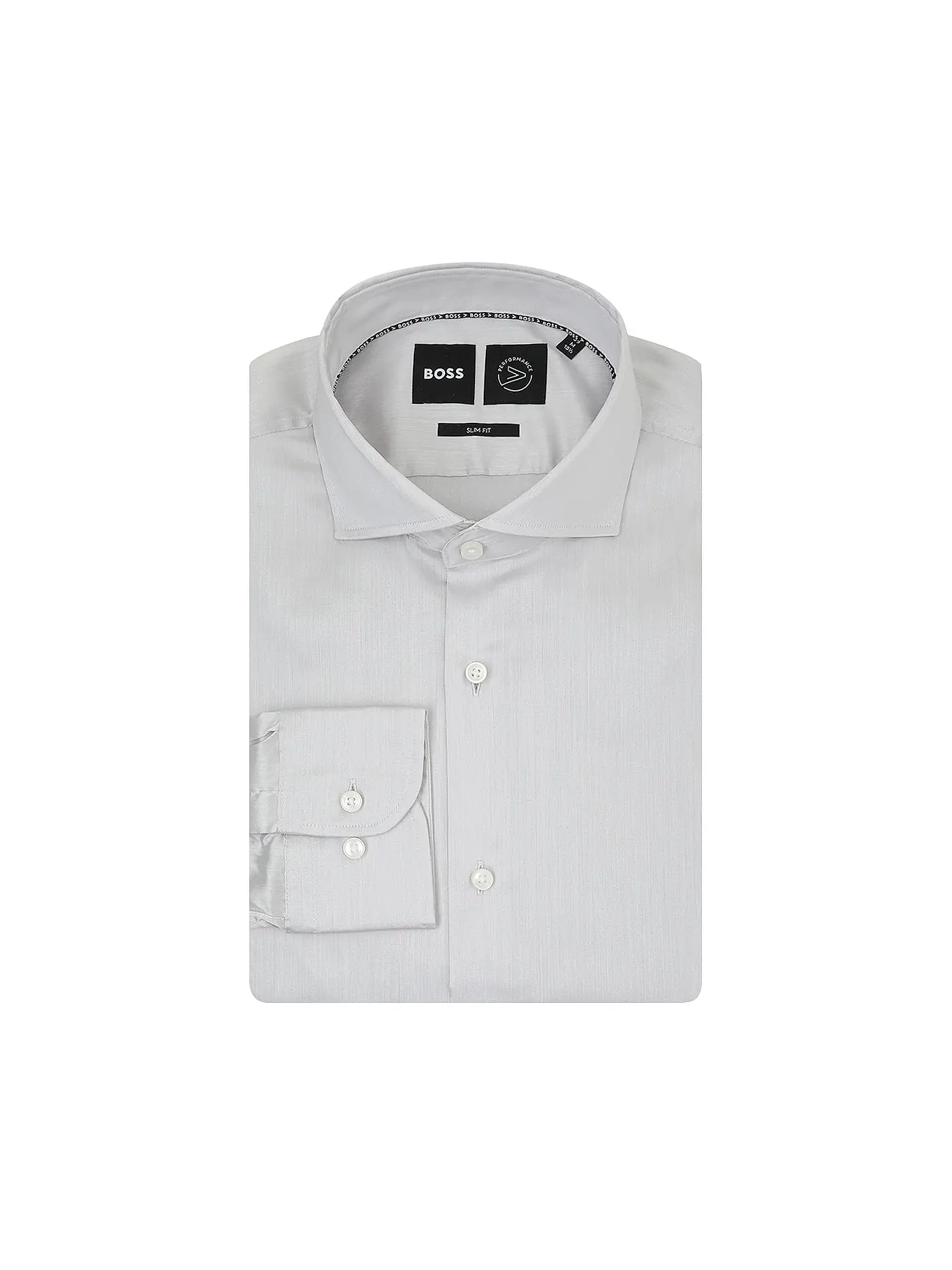 BOSS | Hemd Slim Fit P-HANK | hellgrau