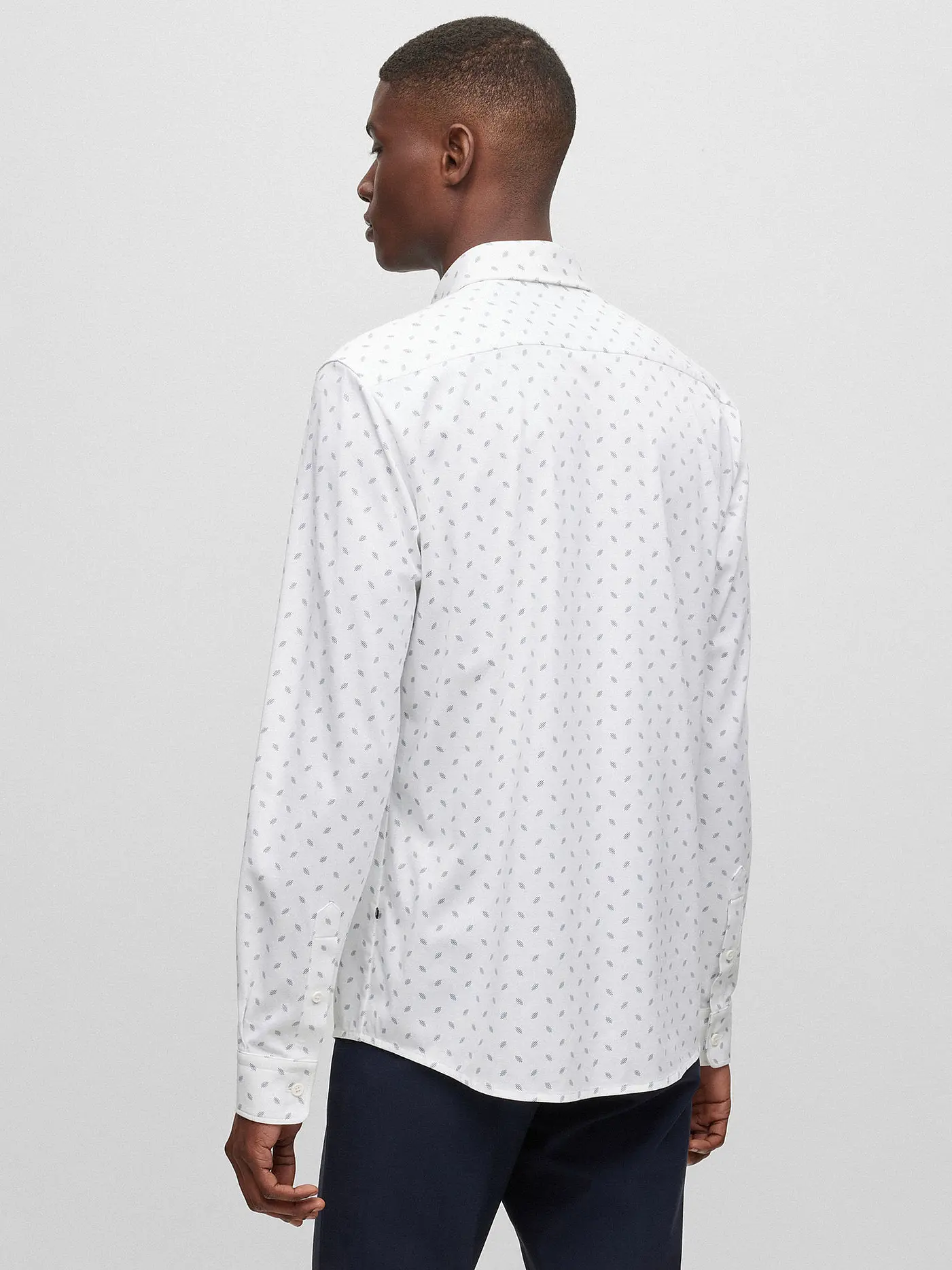 BOSS | Hemd Slim Fit ROAN | weiss