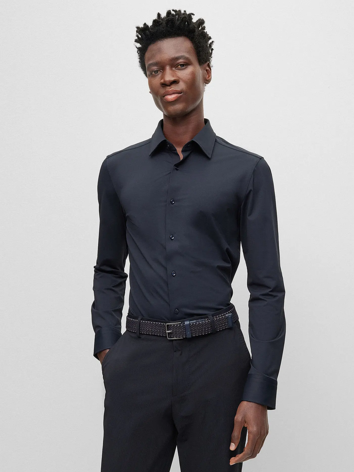 BOSS | Hemd Slim Fit | blau