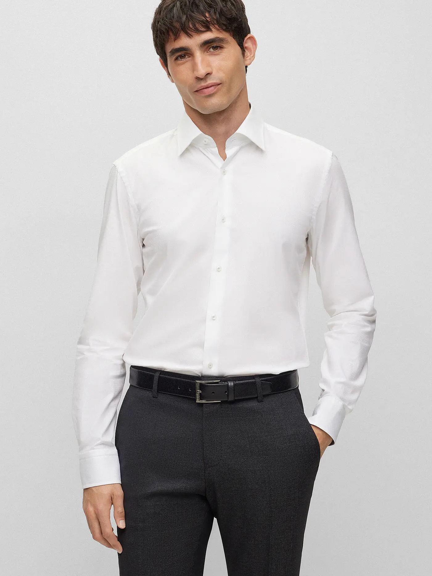 BOSS | Hemd Slim Fit | weiss