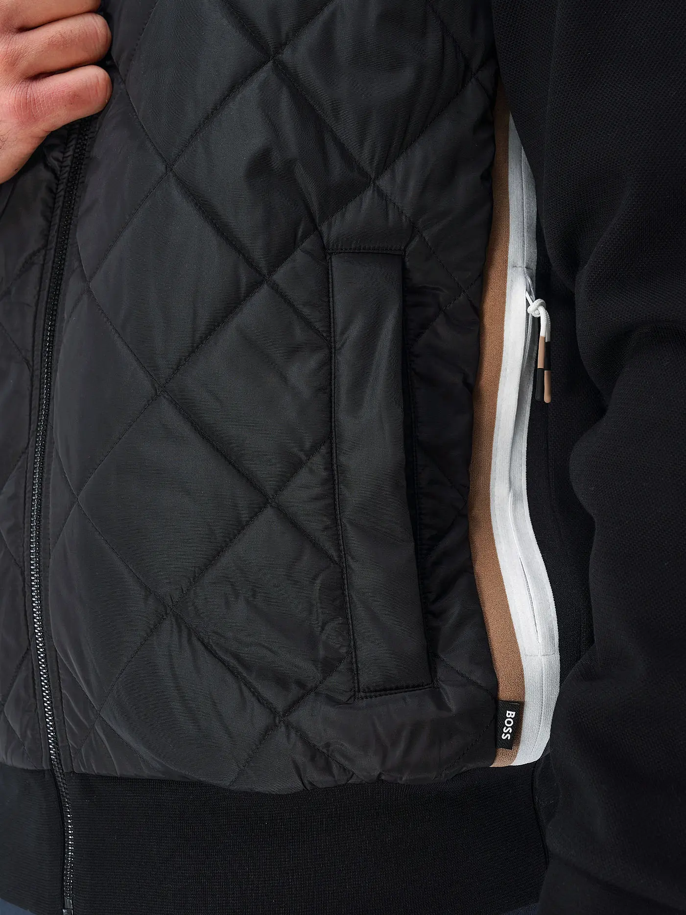 BOSS | Hybridjacke | schwarz