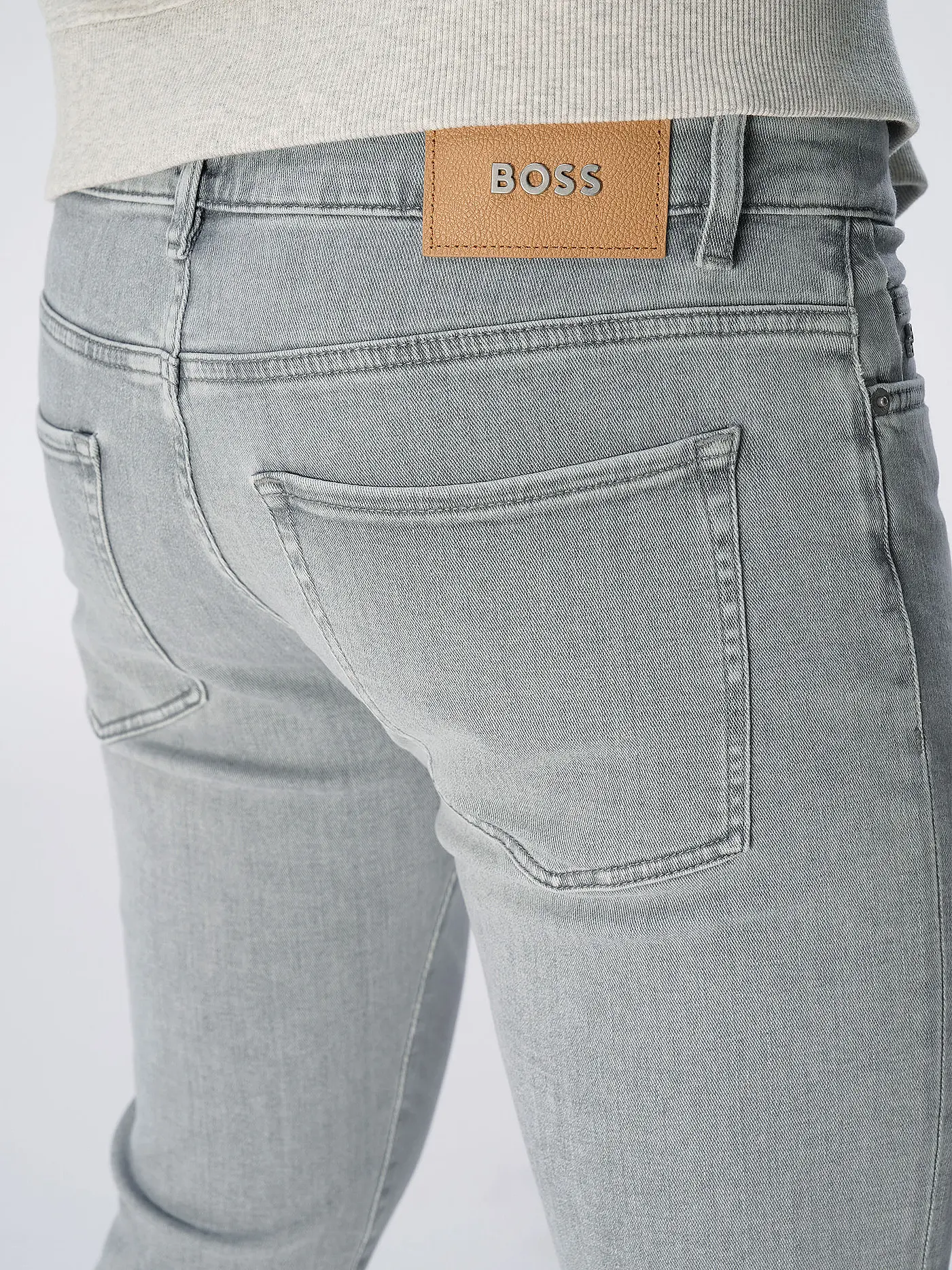 BOSS | Jeans Slim Fit DELAWARE | hellgrau