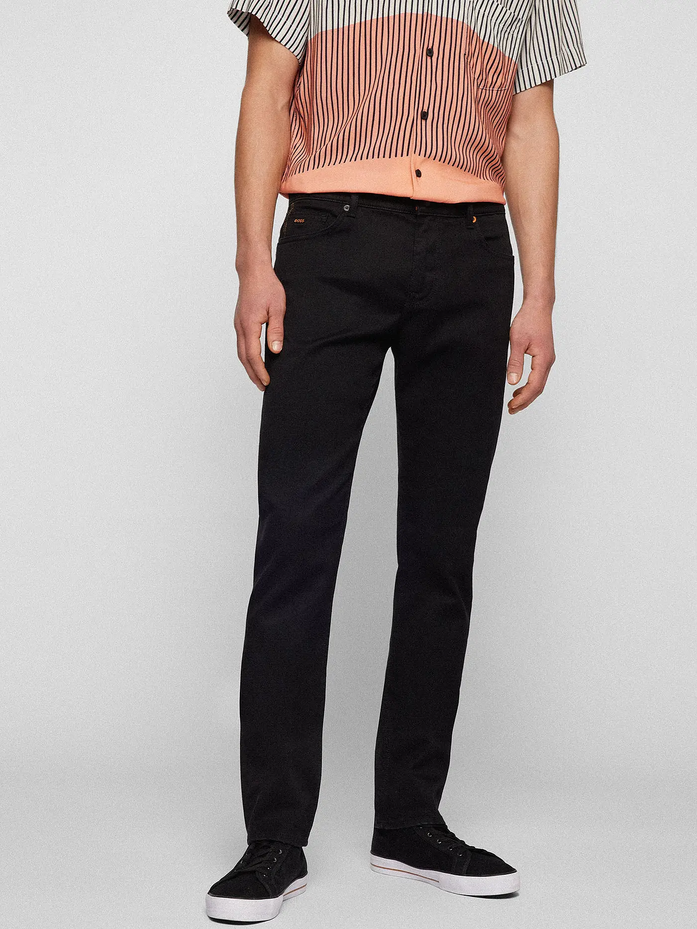 BOSS | Jeans Slim Fit DELAWARE | schwarz