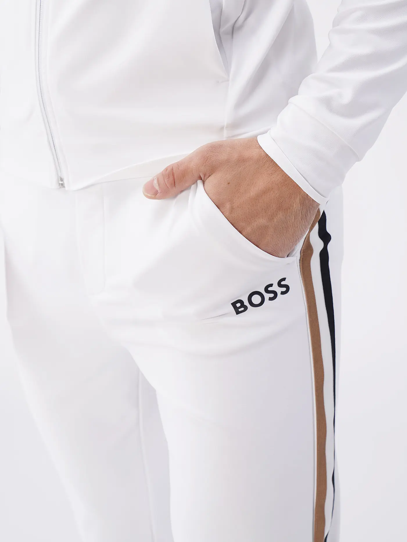 BOSS | Jogginghose | weiss