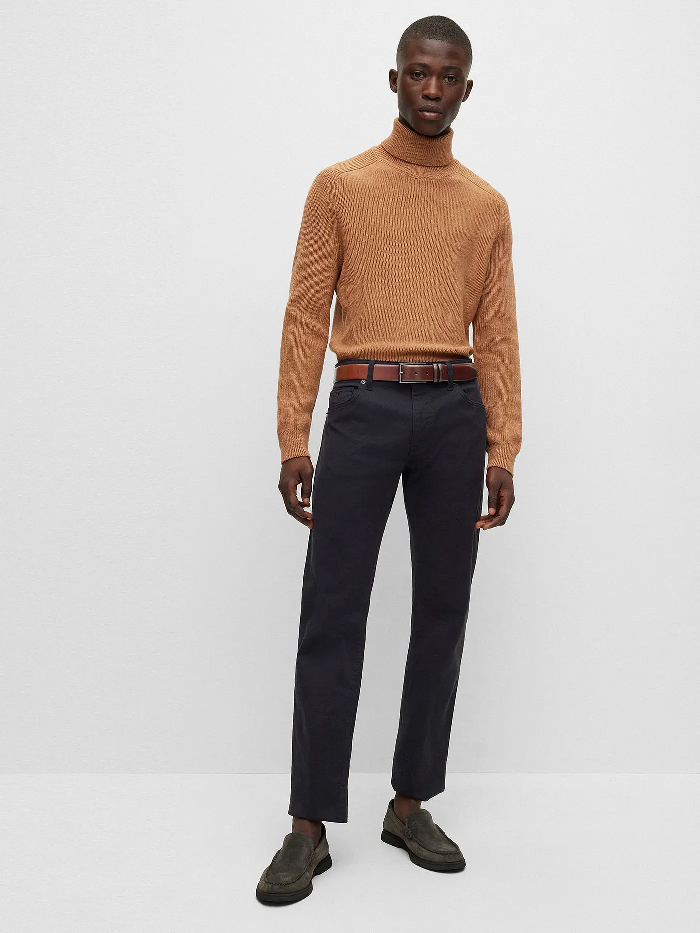 BOSS | Ledergürtel Carmello | braun