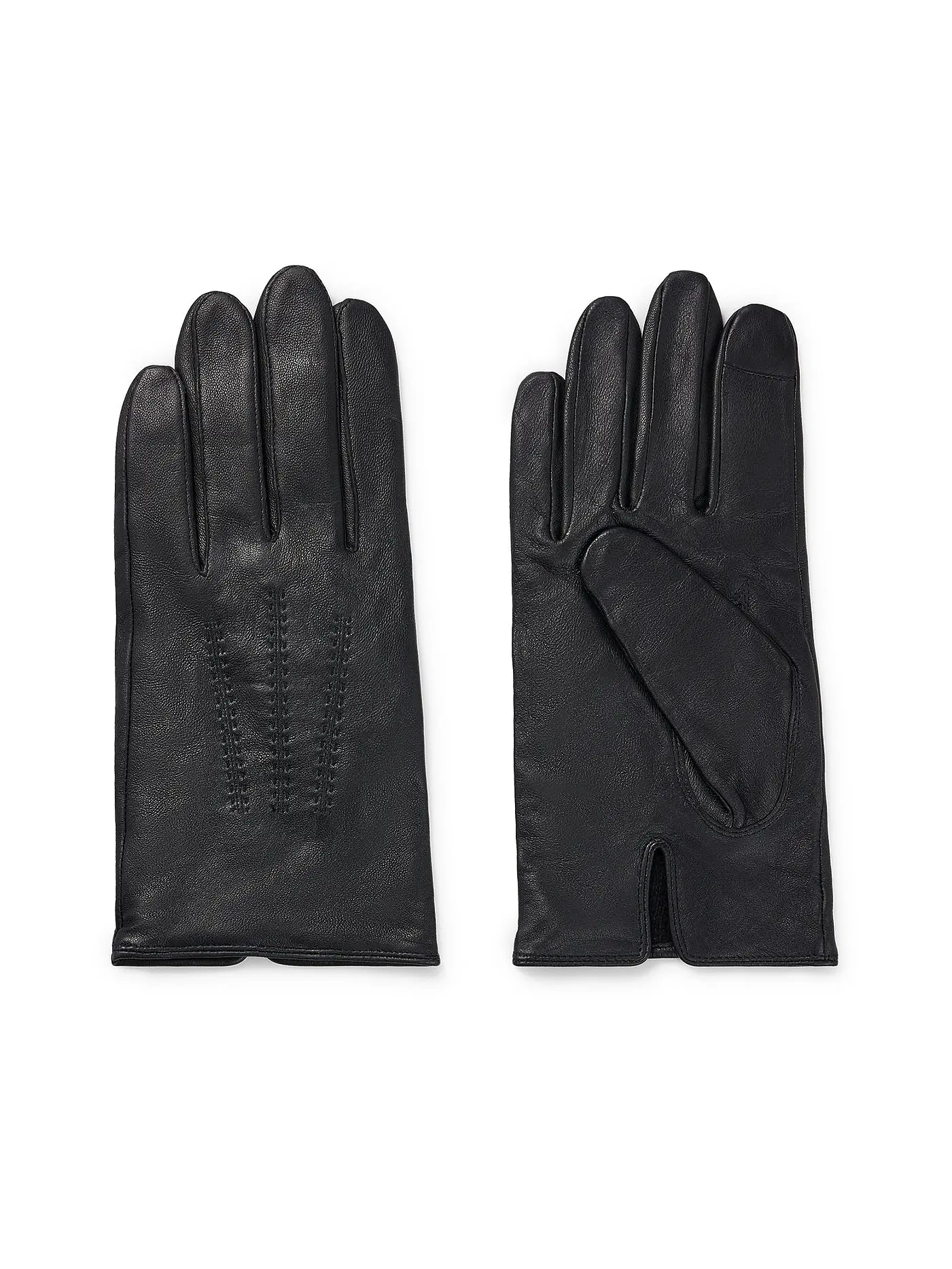 BOSS | Lederhandschuhe | schwarz