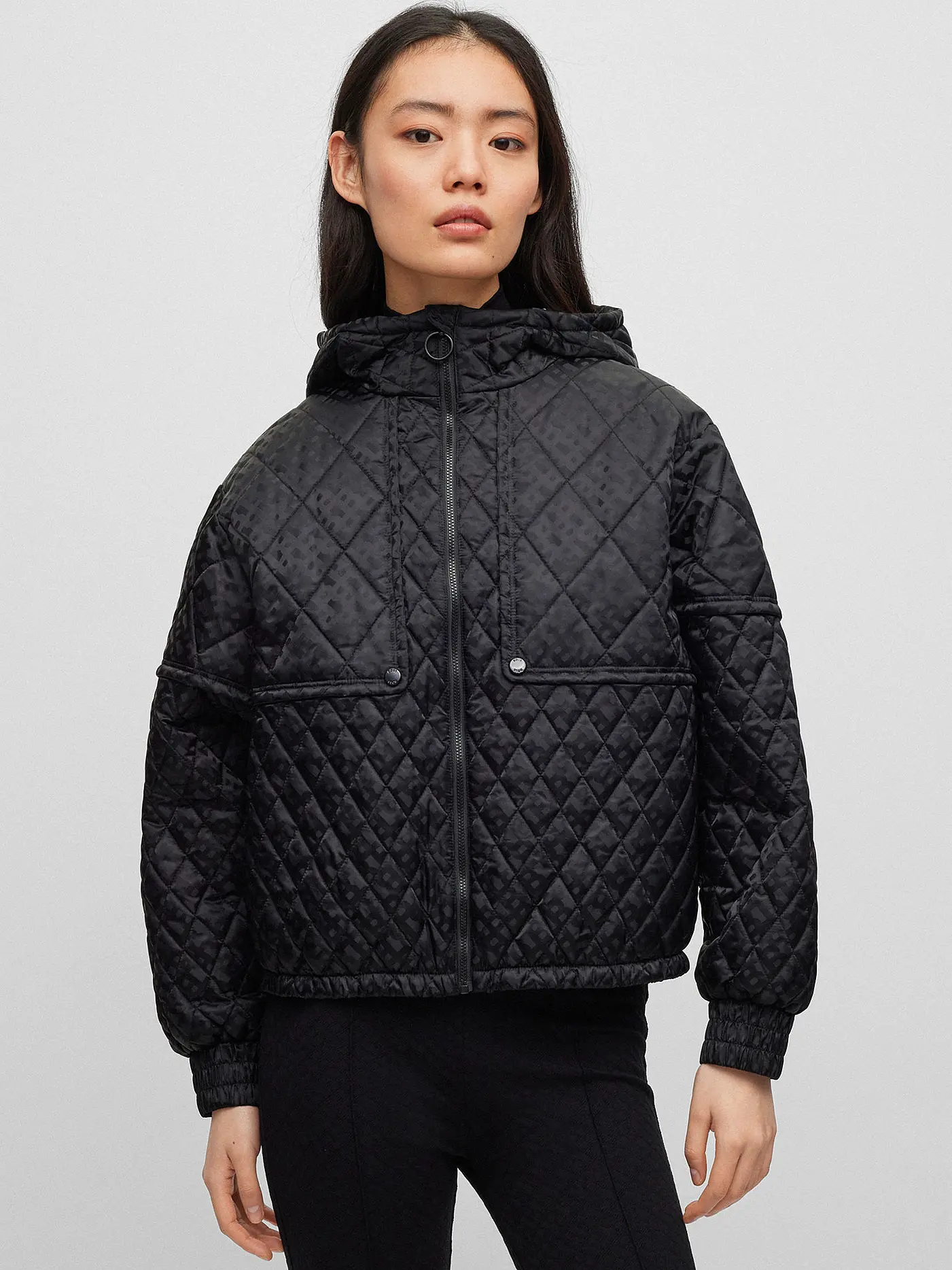 BOSS | Leichtsteppjacke PENGTONG | schwarz