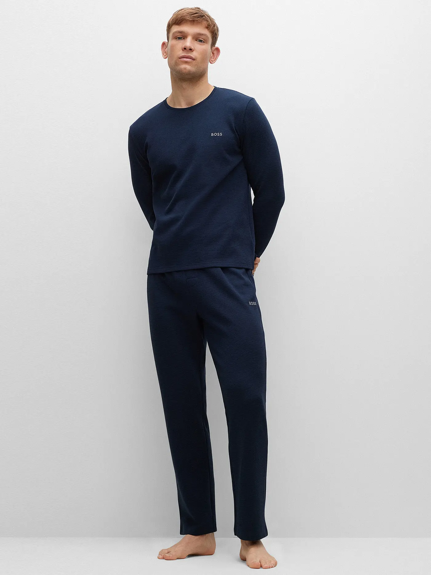 BOSS | Loungewear Hose | blau