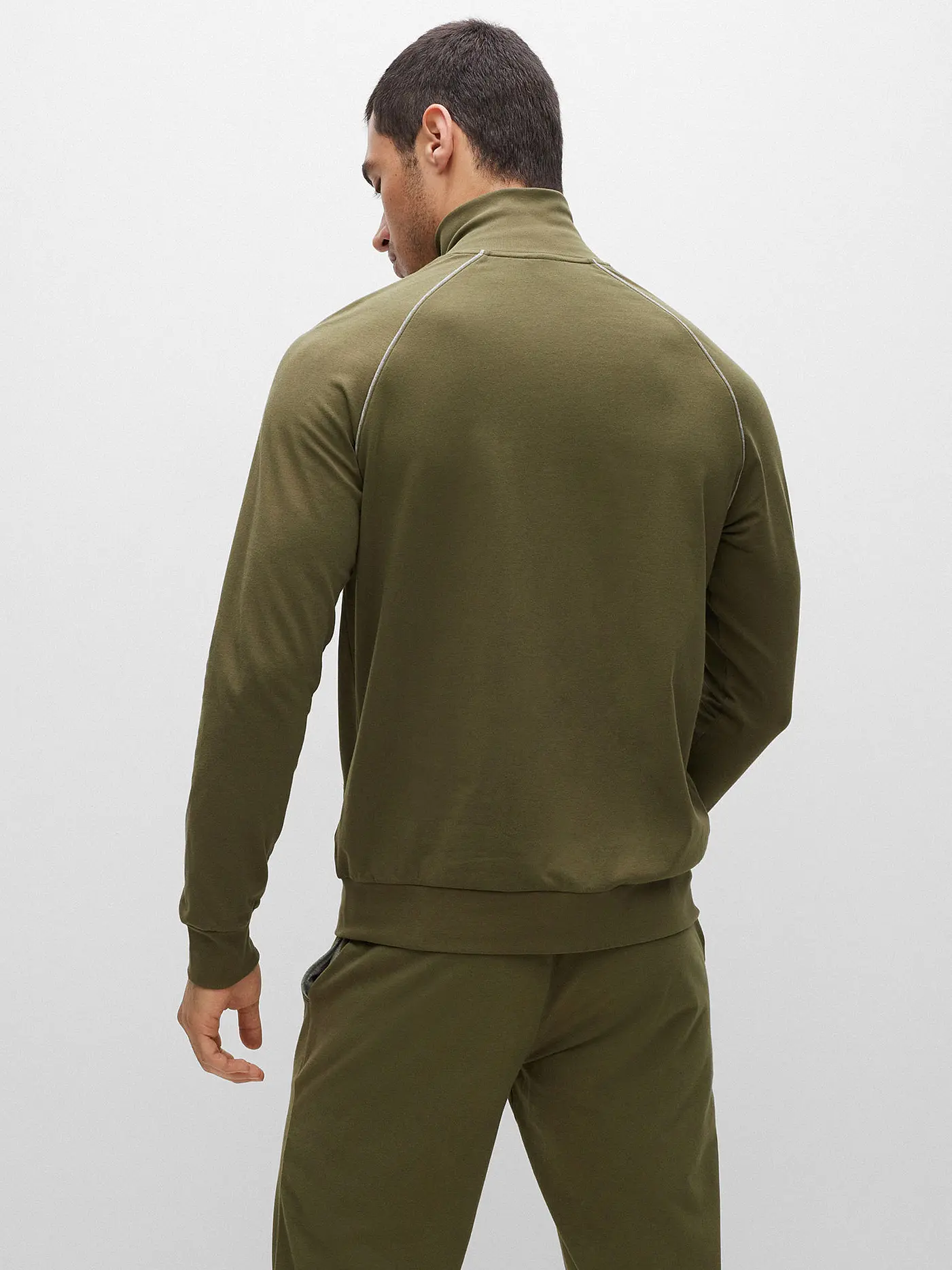BOSS | Loungewear Jacke | grün