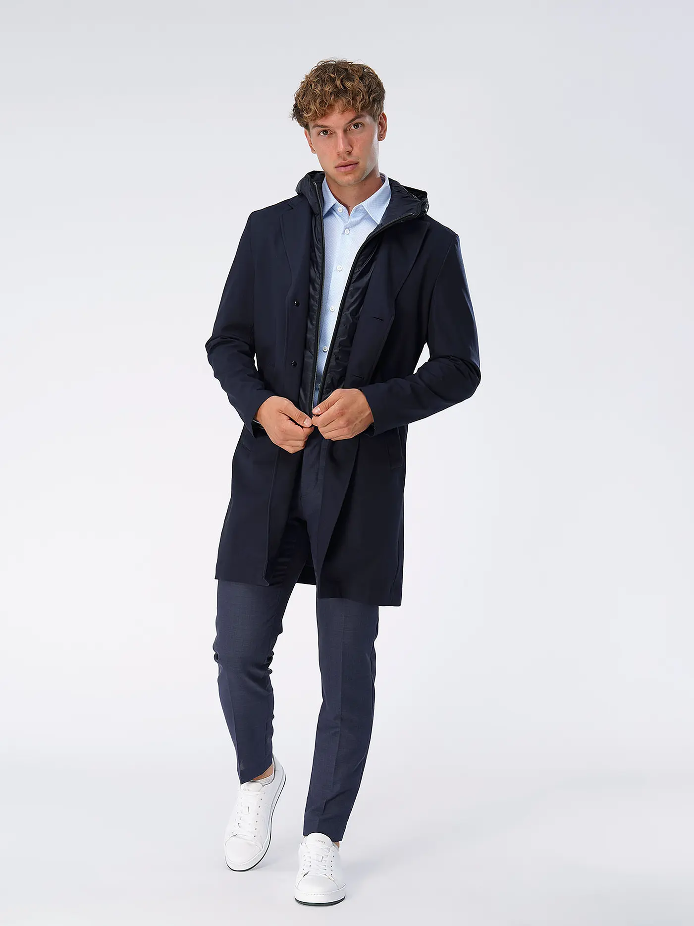 BOSS | Mantel  | blau