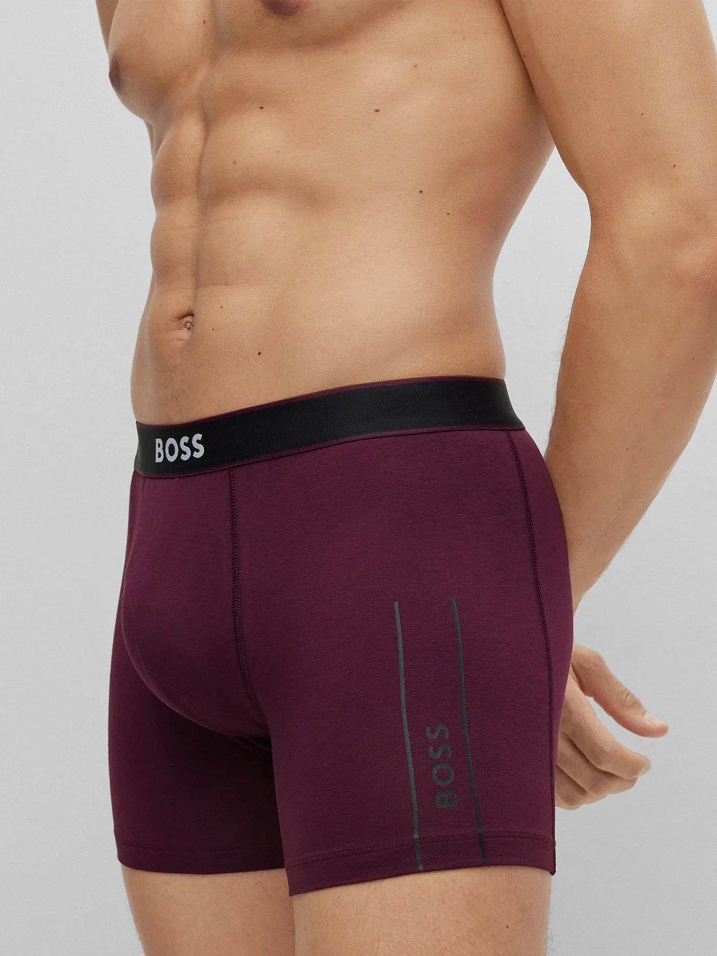 BOSS | Pants dark purple | lila