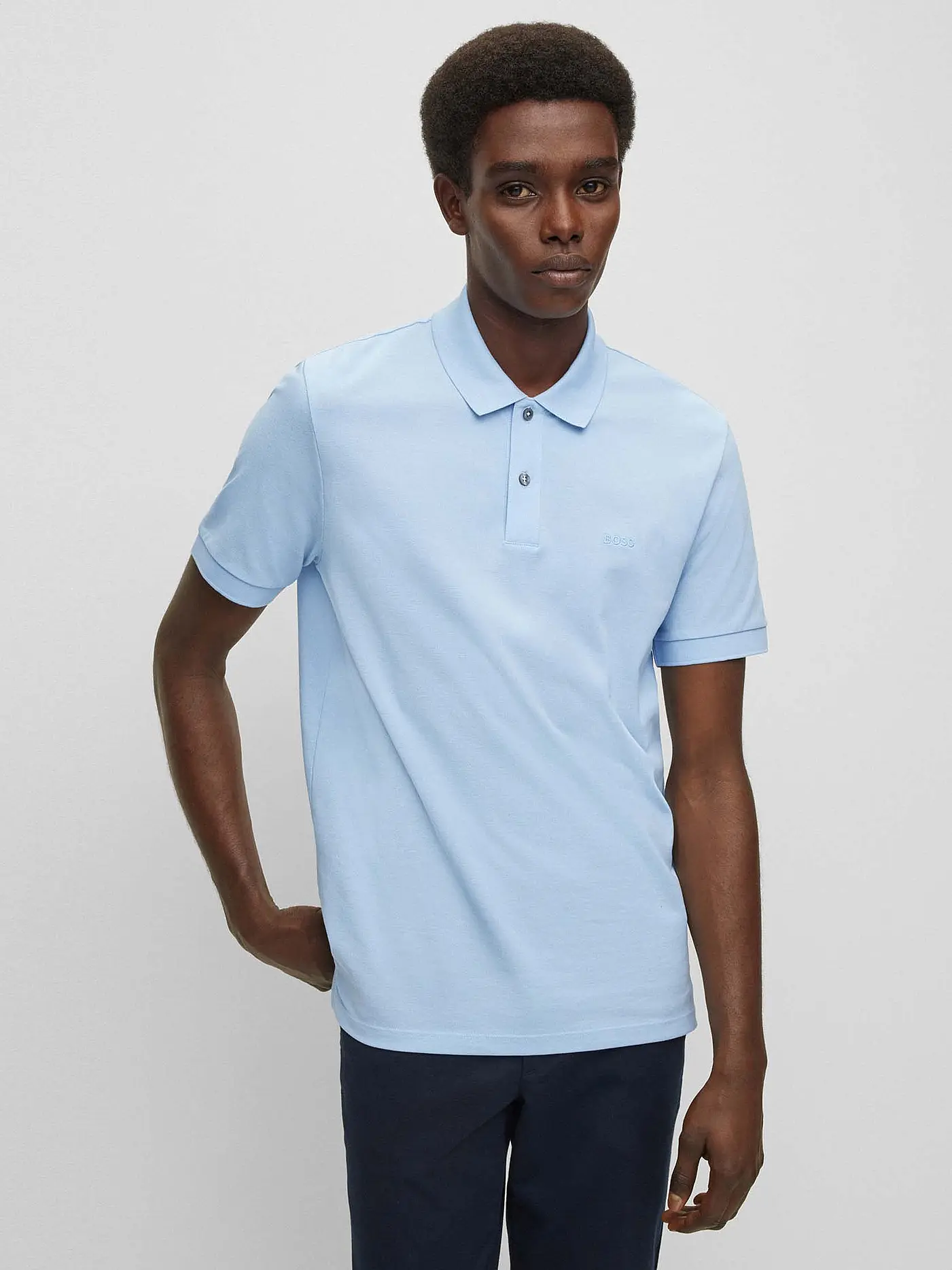BOSS | Poloshirt " Pallas "  | hellblau