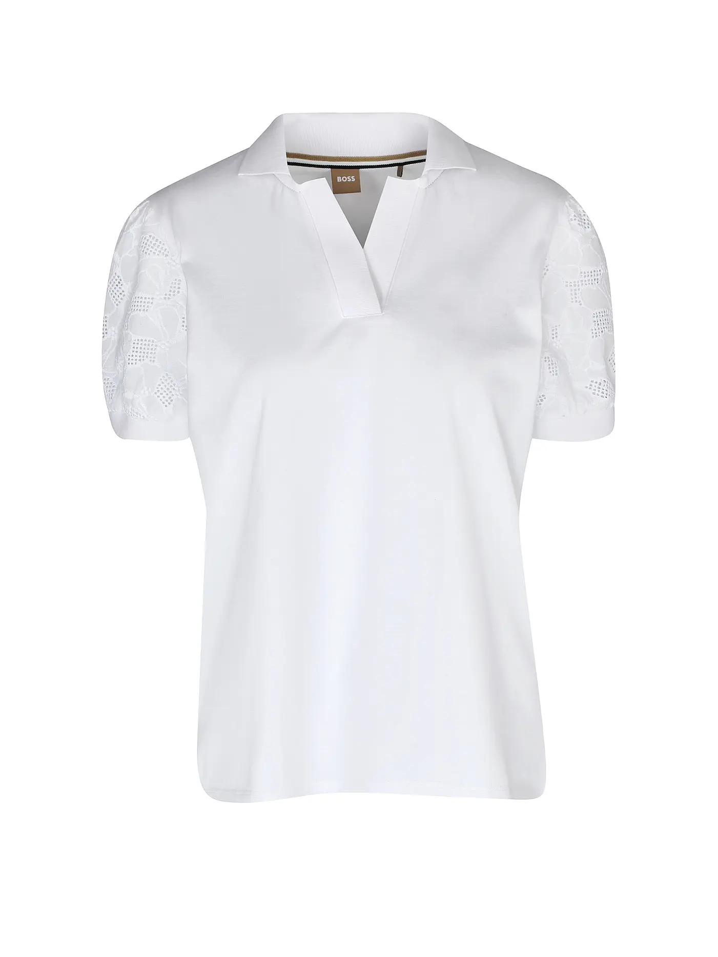 BOSS | Poloshirt EDIAS  | weiss