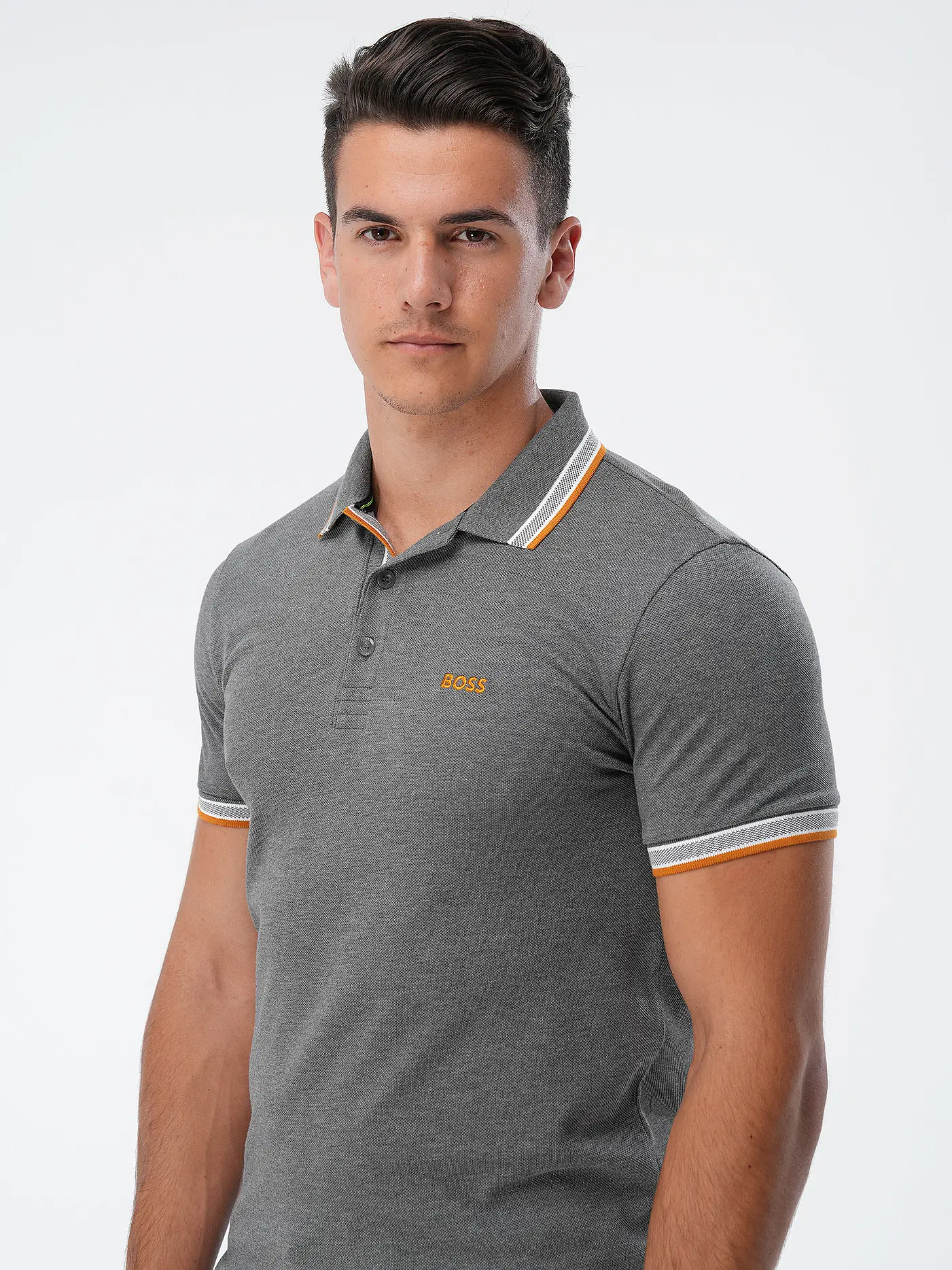 BOSS | Poloshirt Regular Fit PADDY | hellgrau