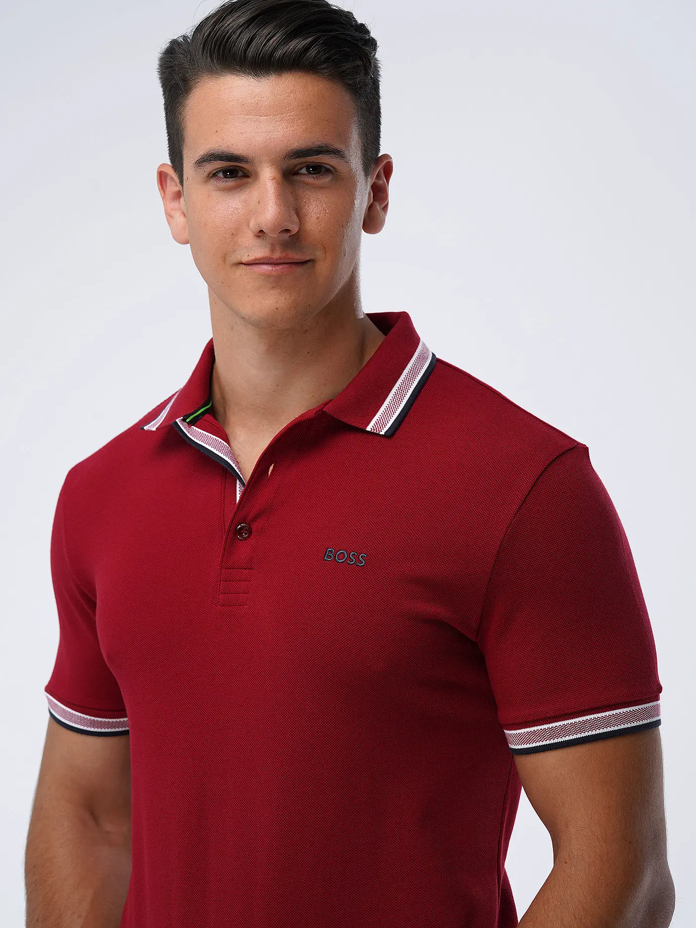 BOSS | Poloshirt Regular Fit PADDY | rot