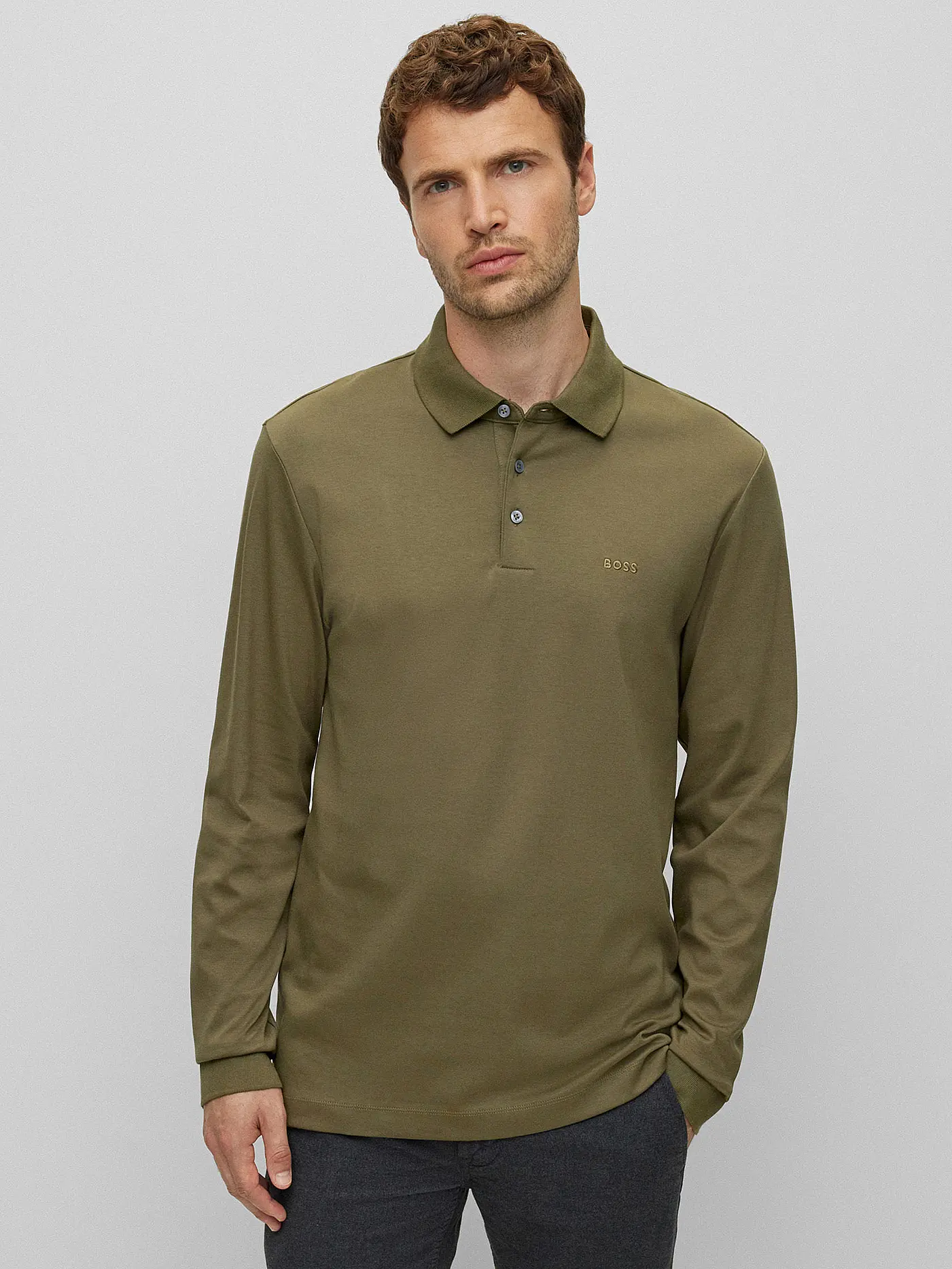 BOSS | Poloshirt Regular Fit PADO 11 | grün