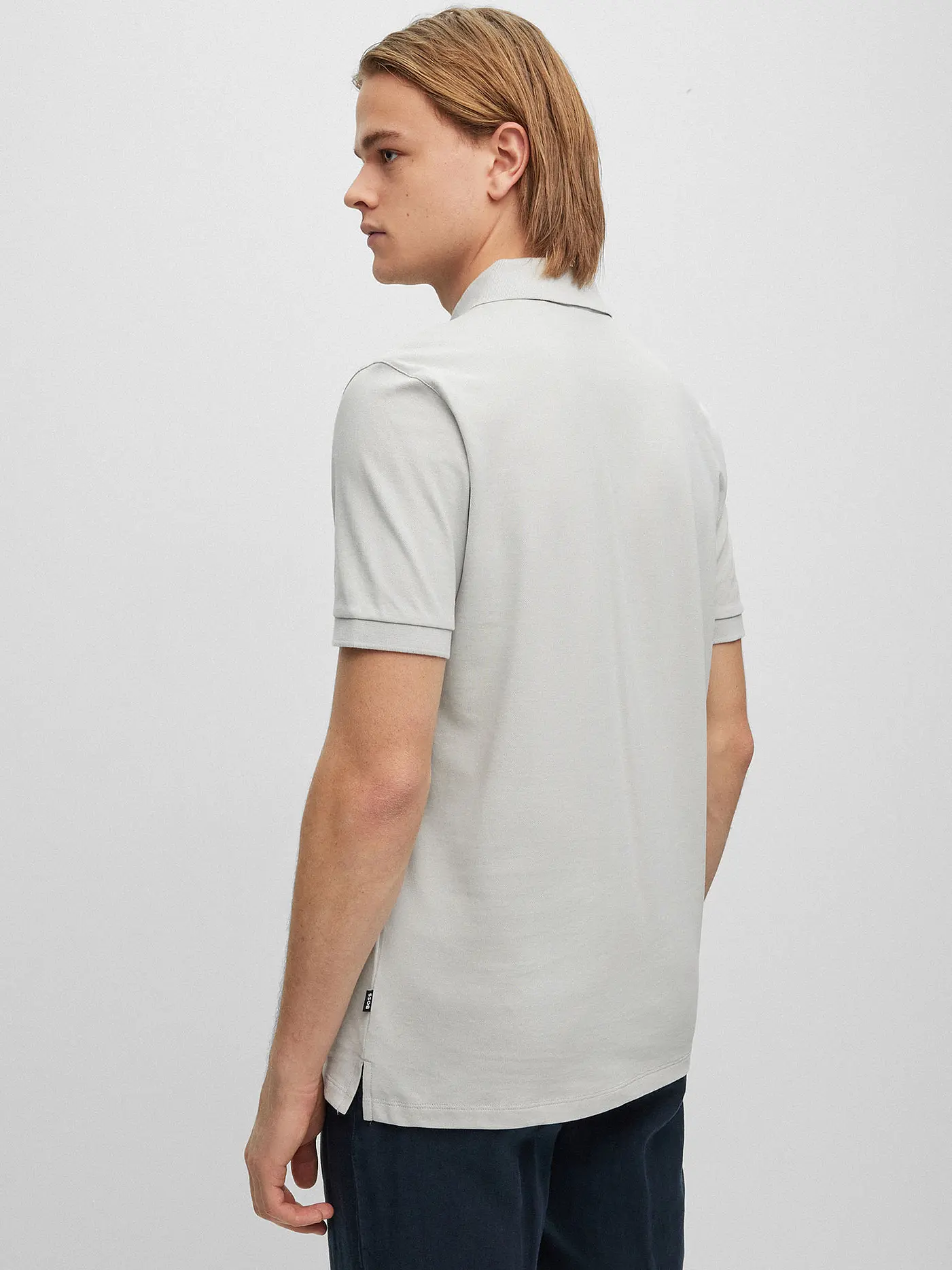 BOSS | Poloshirt Regular Fit PALLAS | hellgrau