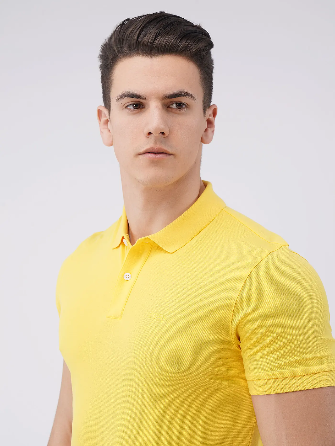 BOSS | Poloshirt Regular Fit PALLAS | gelb