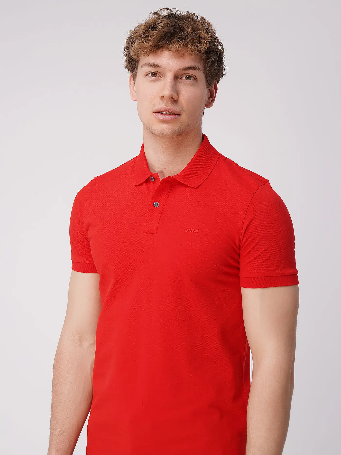 BOSS | Poloshirt Regular Fit PALLAS | rot