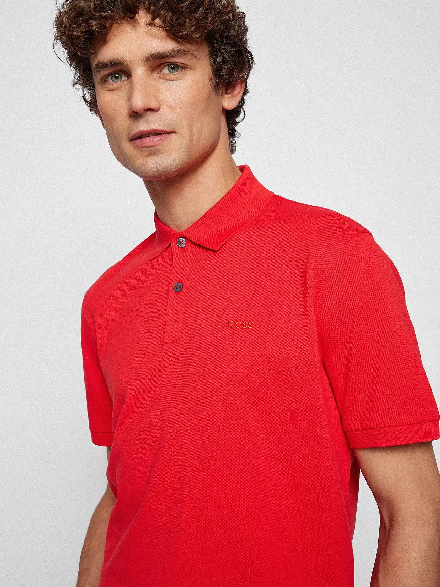 BOSS | Poloshirt Regular Fit PALLAS | rot