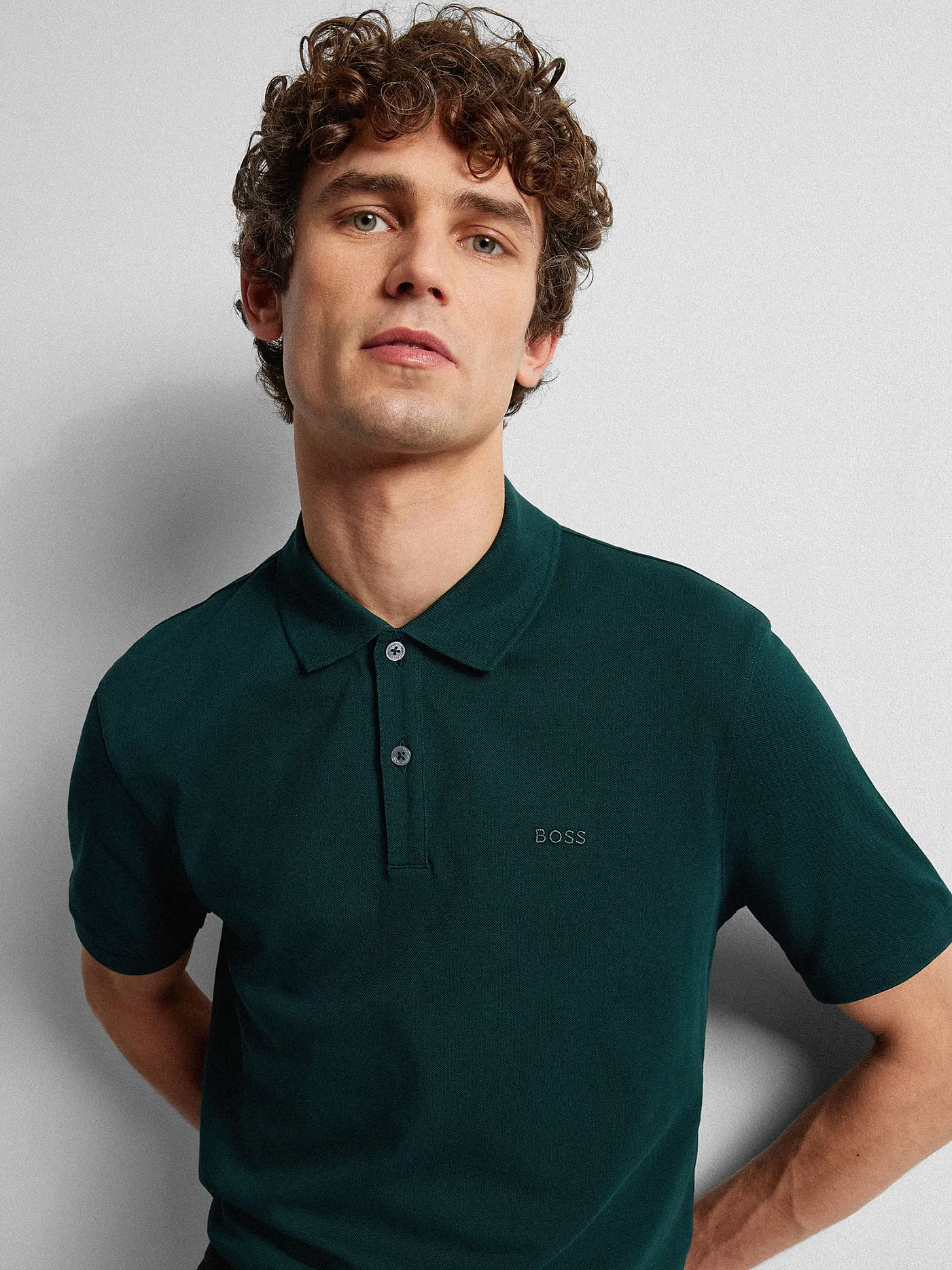 BOSS | Poloshirt Regular Fit PALLAS | grün