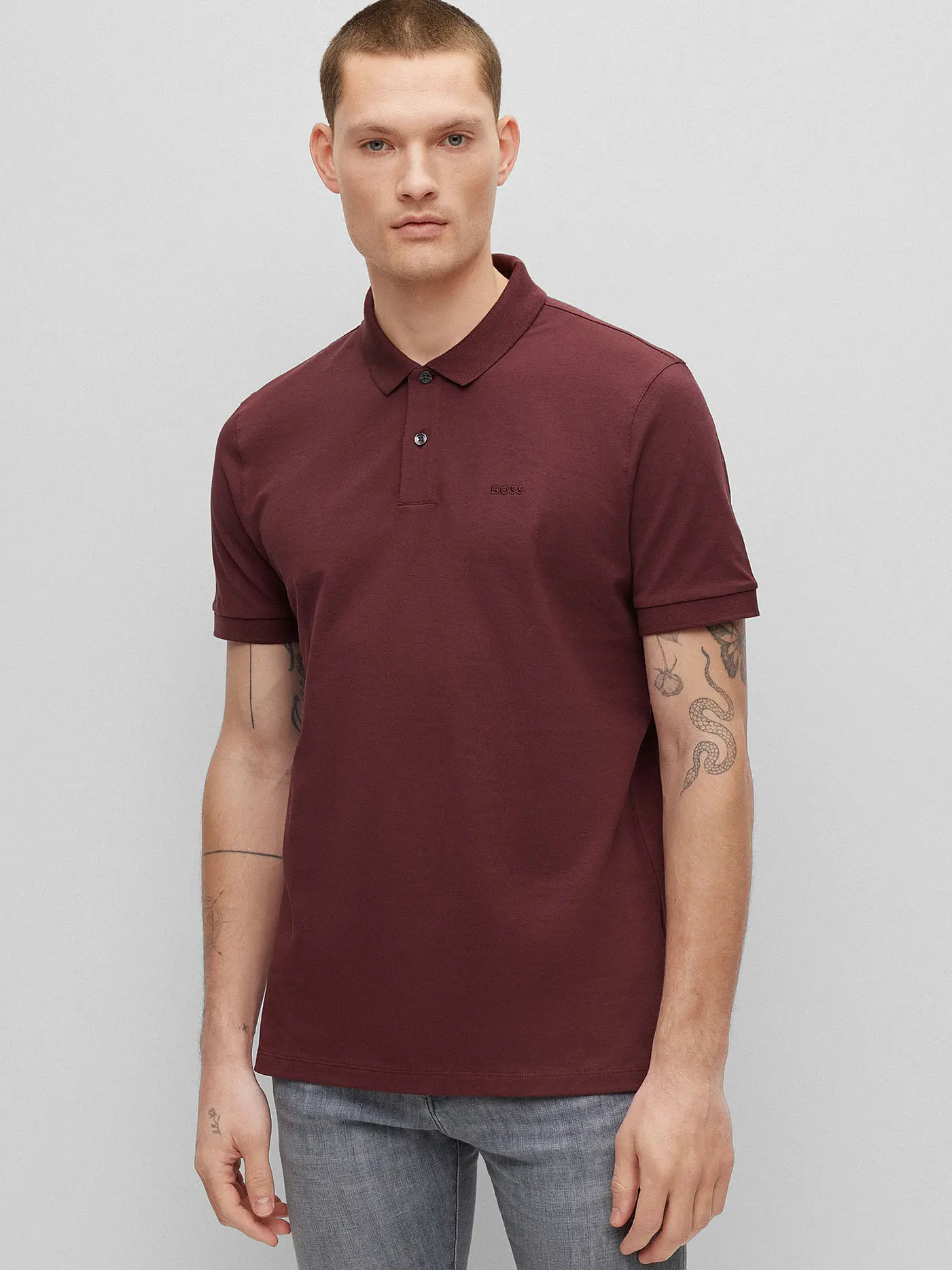 BOSS | Poloshirt Regular Fit PALLAS | rot