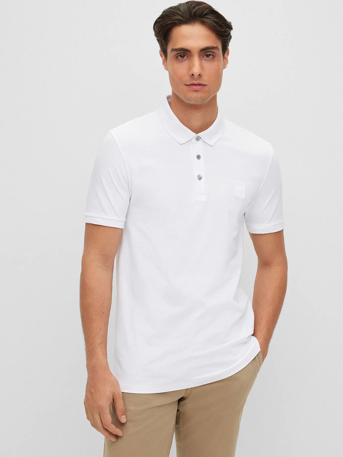 BOSS | Poloshirt Slim Fit PASSENGER | weiss