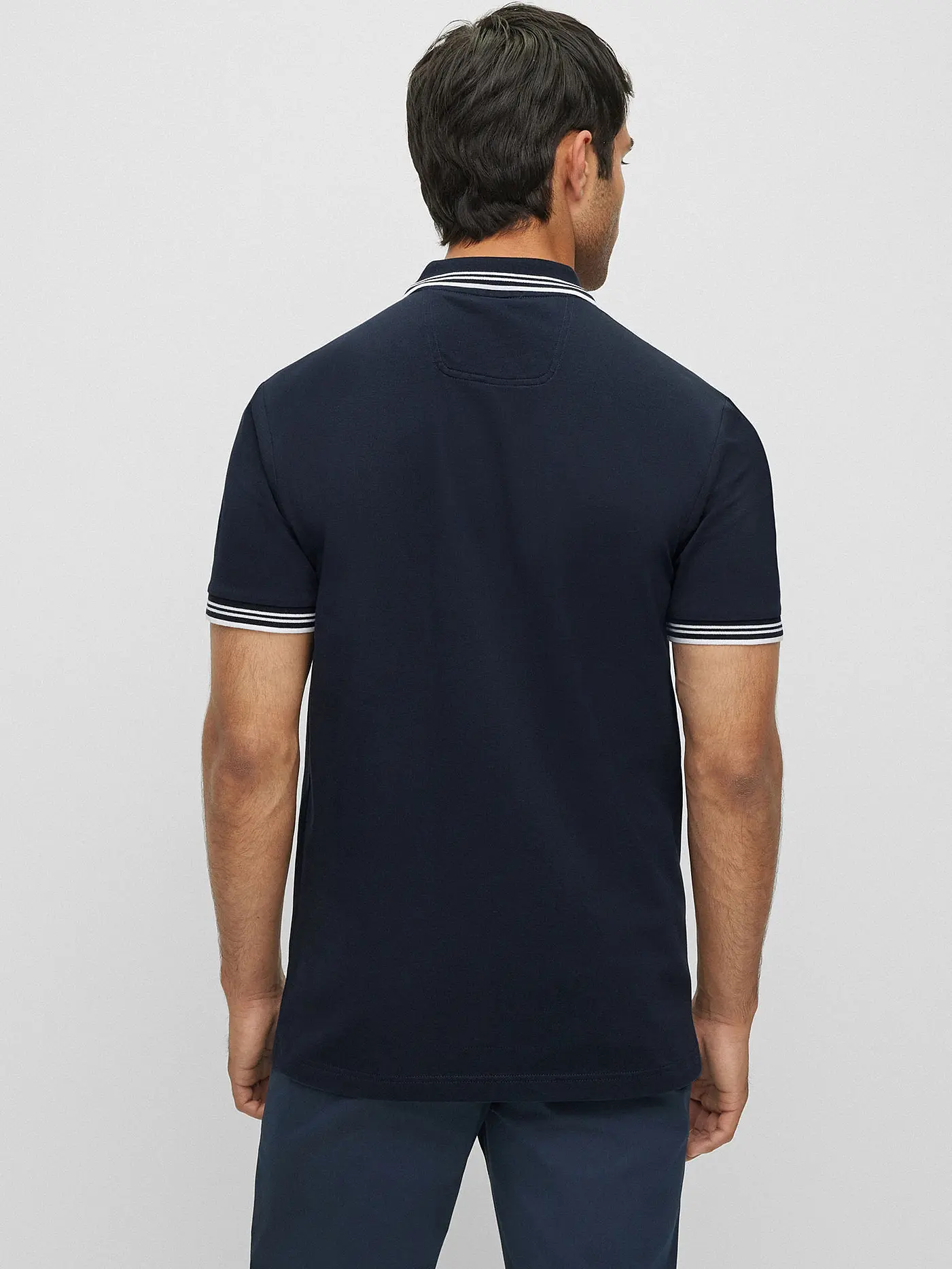 BOSS | Poloshirt Slim Fit PAUL CURVED | dunkelblau
