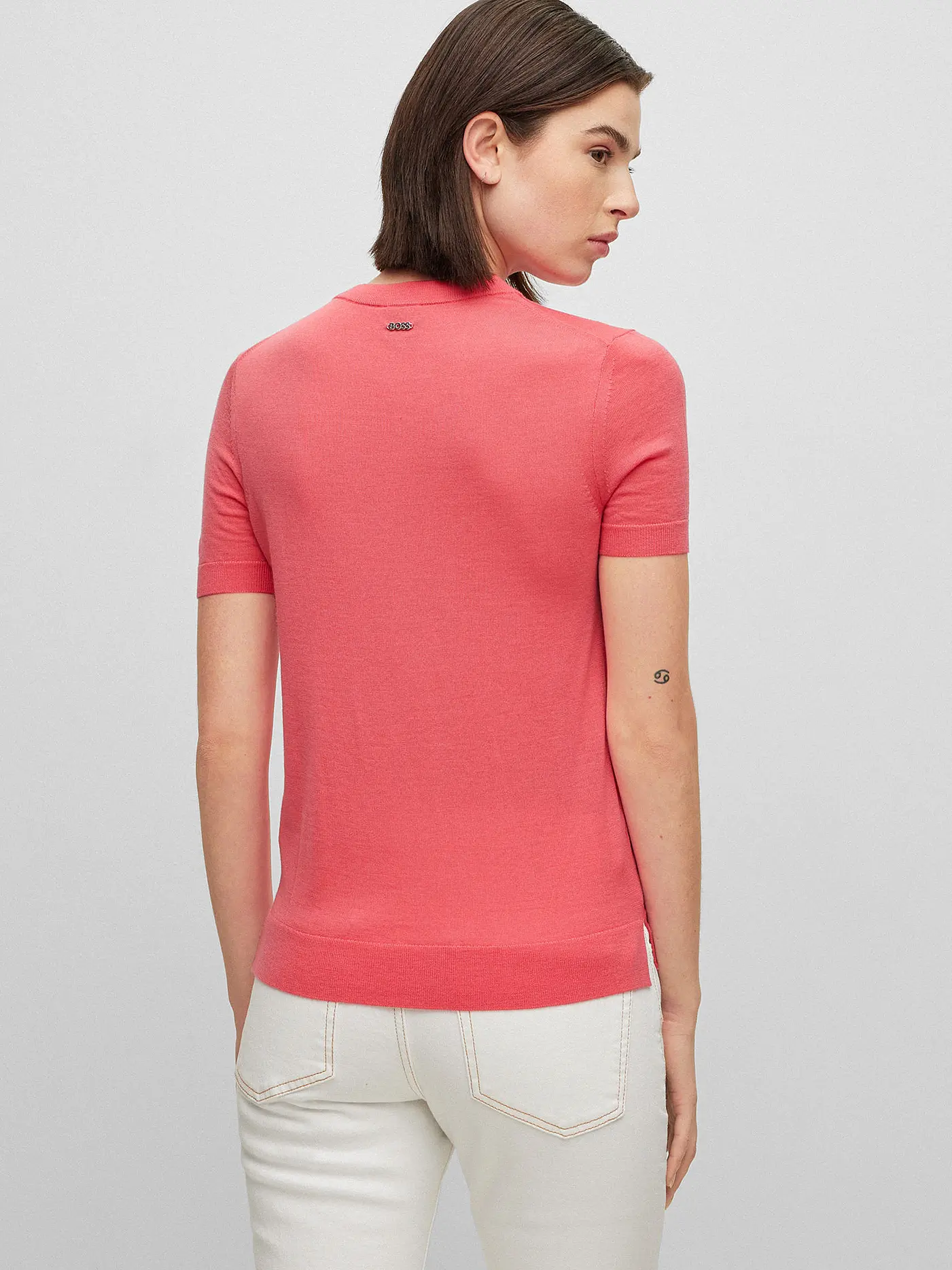 BOSS | Pullover FAYSSIASI | rosa