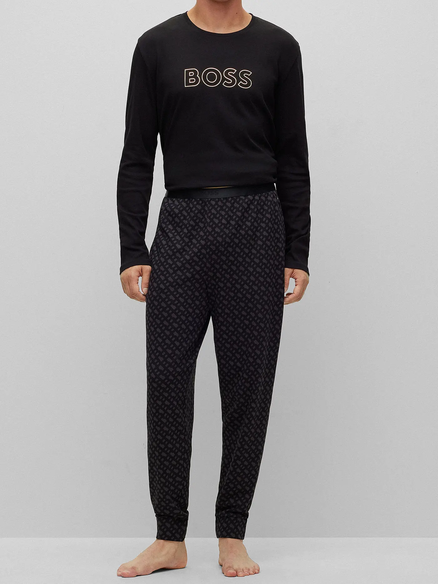 BOSS | Pyjama  | schwarz