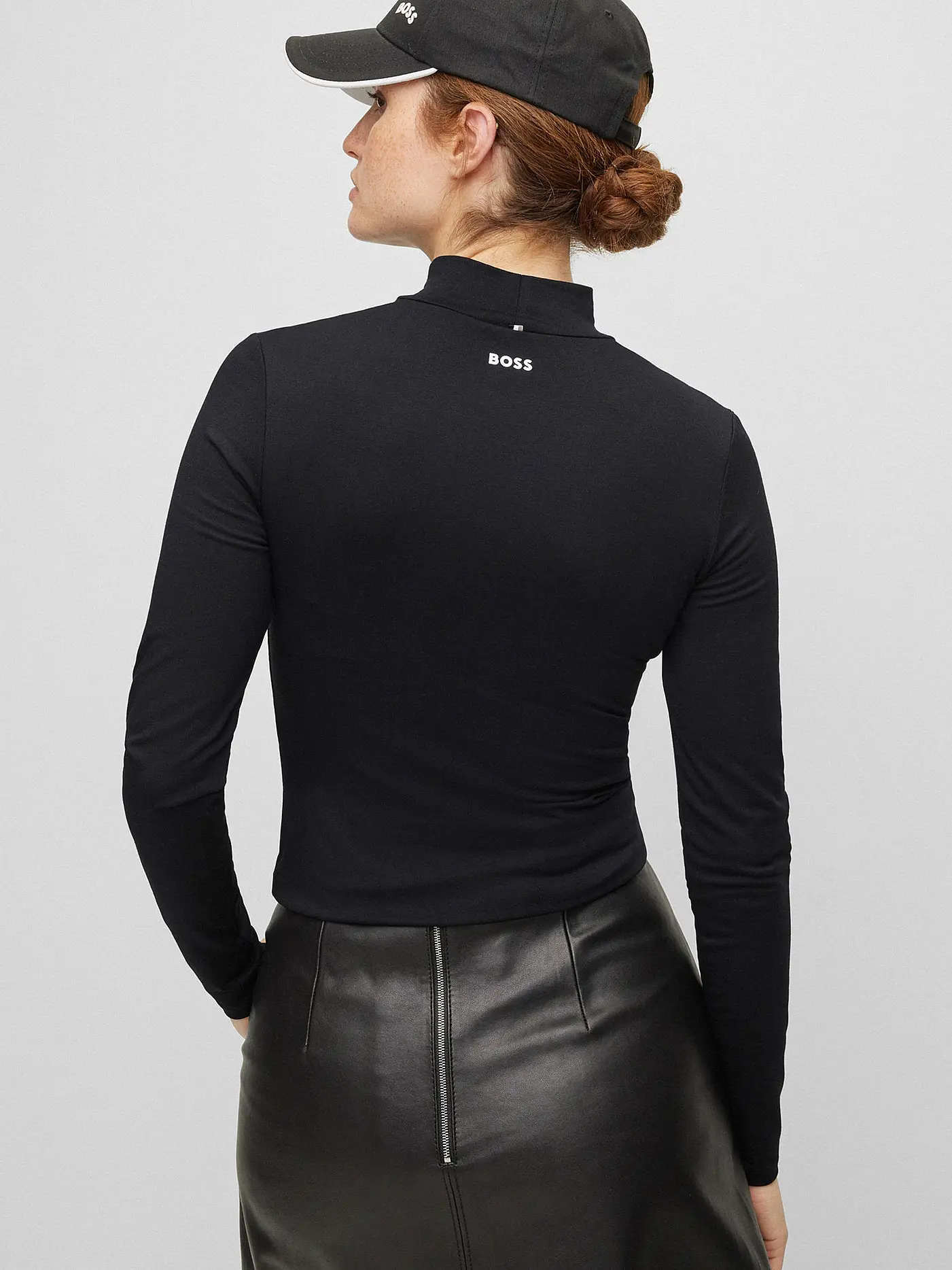 BOSS | Rollkragenpullover EMATA | schwarz