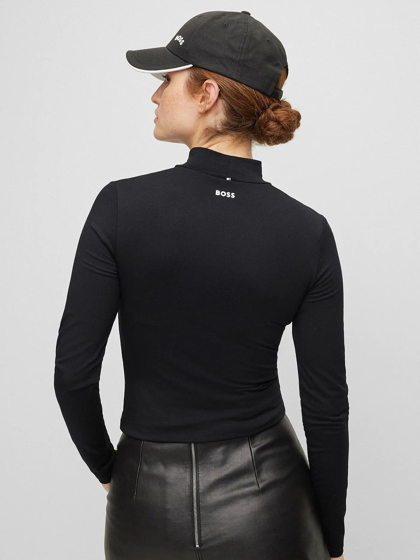 BOSS | Rollkragenpullover EMATA | schwarz